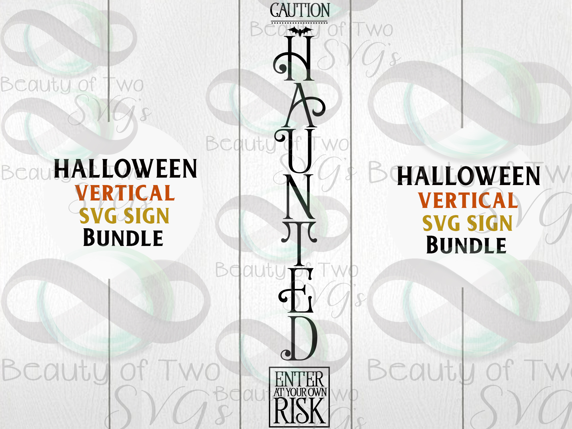 Download Halloween Vertical svg Sign Bundle, 4 Halloween svg ...