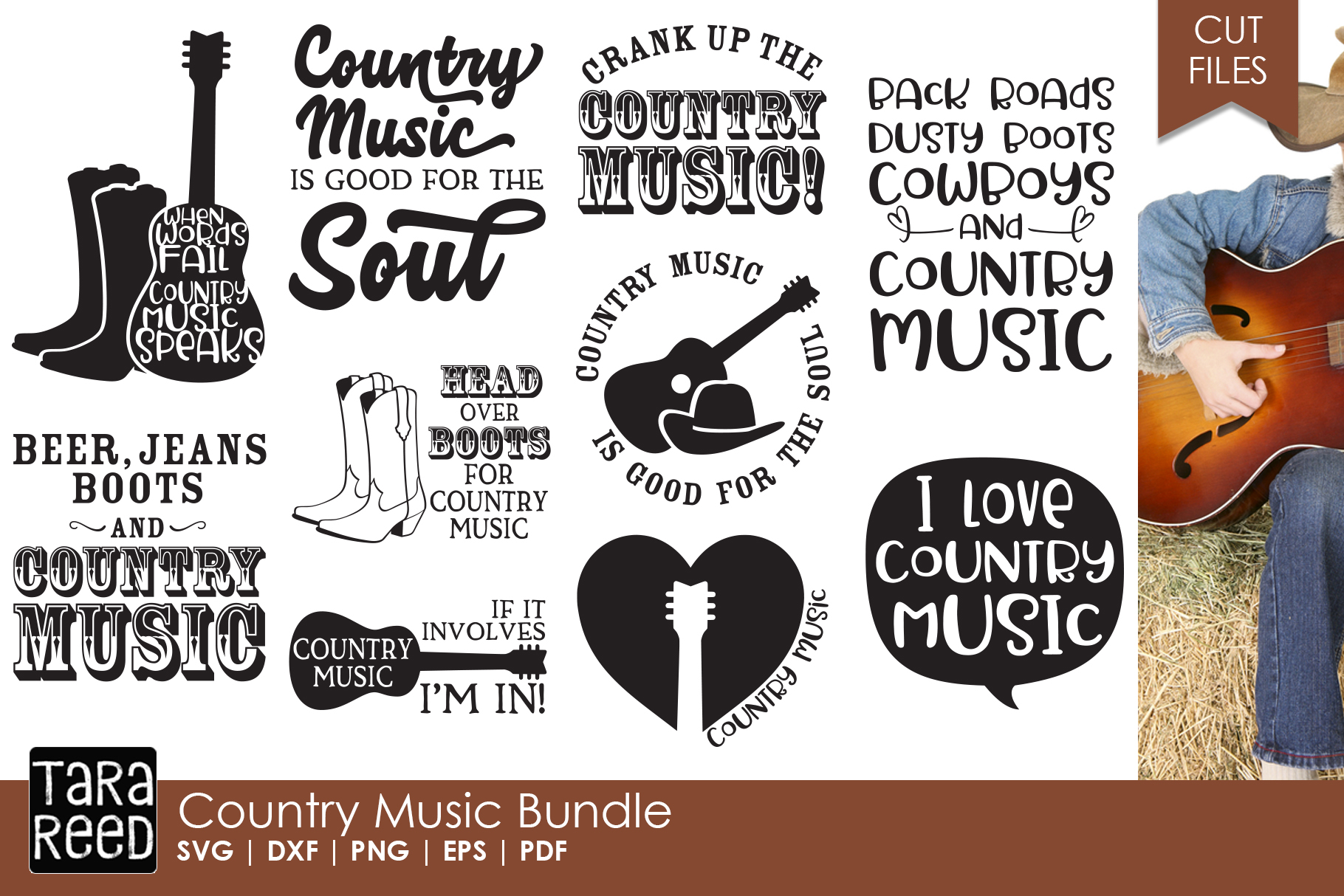 Download Country Music SVG and Cut Files for Crafters (131949 ...