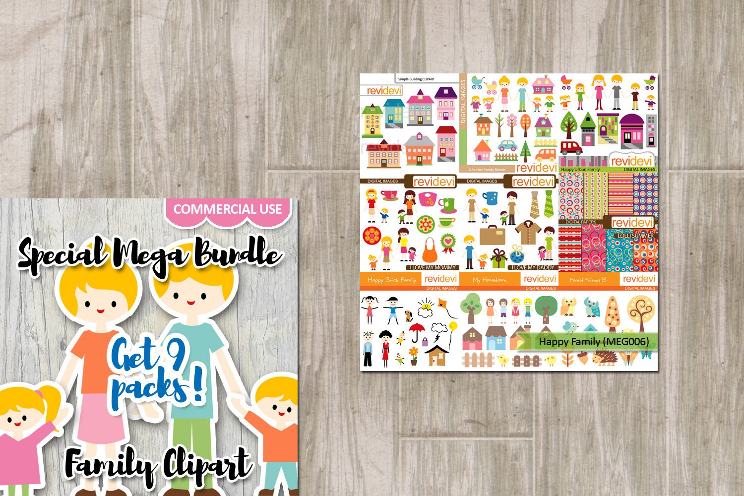 Download Family Graphics Big Bundle - Parents and Kids (73348 ...