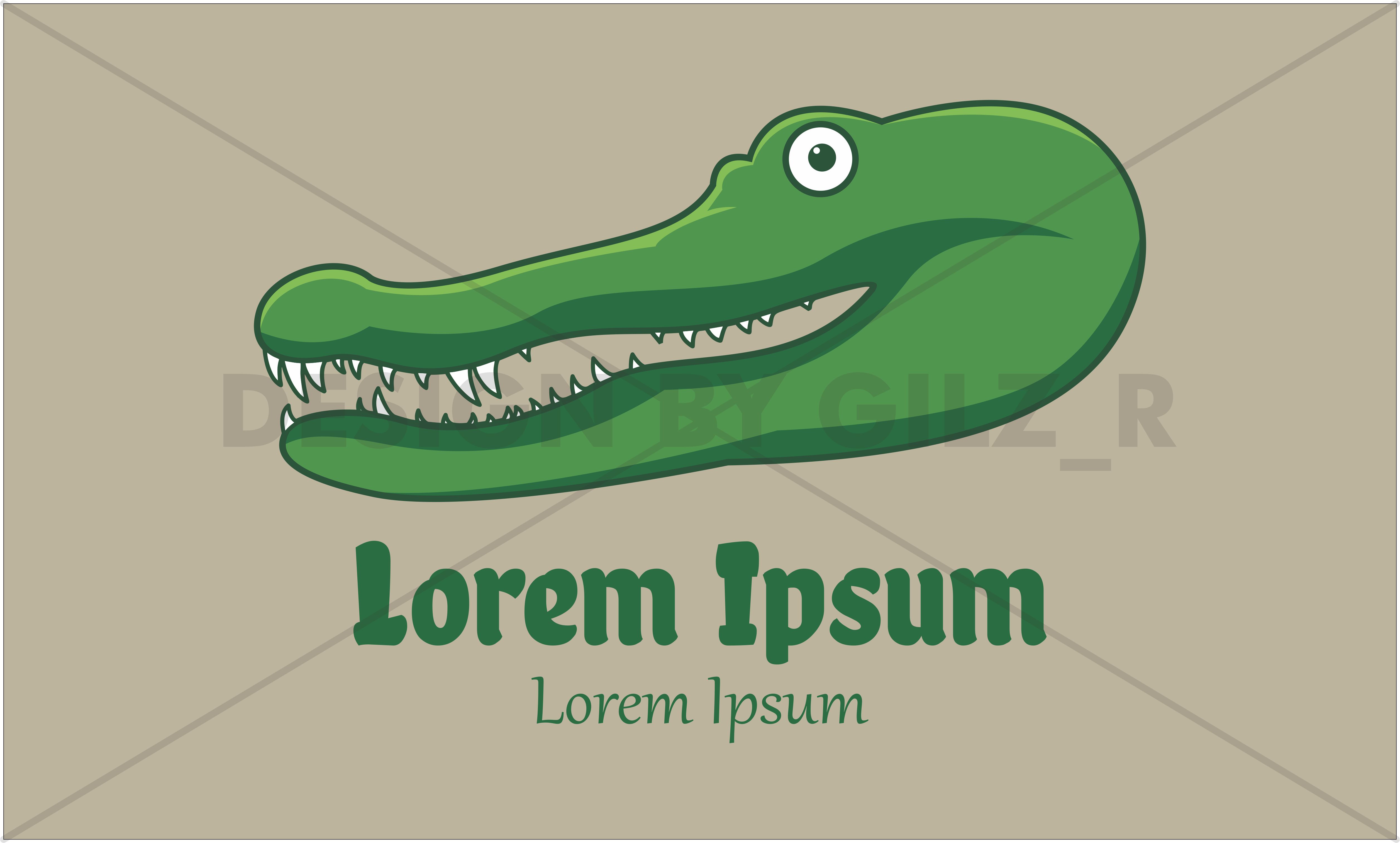 Crocodile Alligator Logo Design And Concept In Modern Style