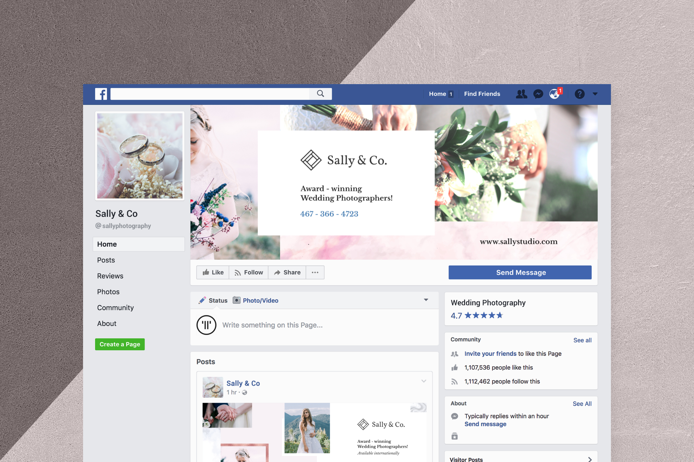 Marble Facebook Cover Pack