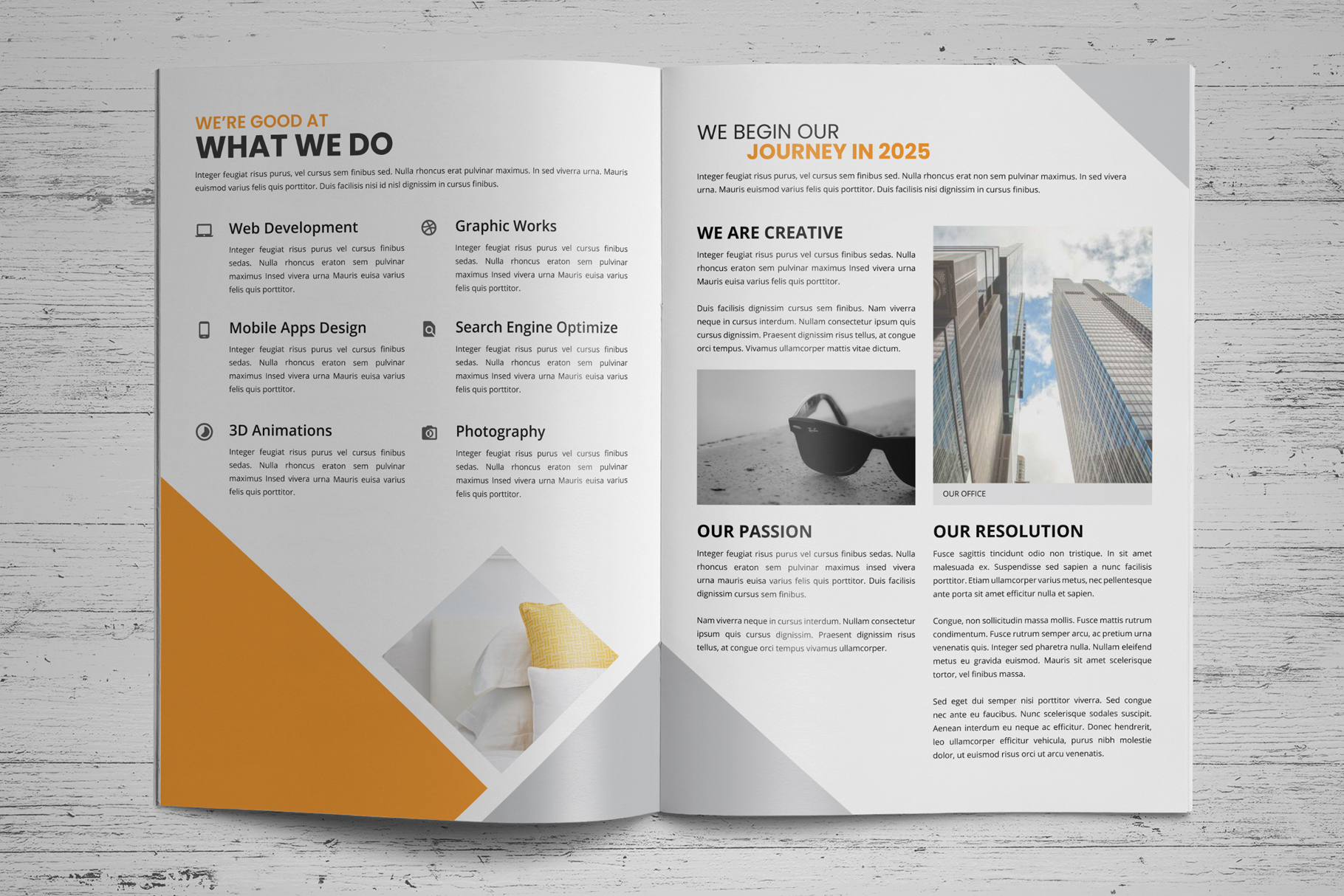 Digital Agency Portfolio Brochure v1 (111759) | Brochures | Design Bundles