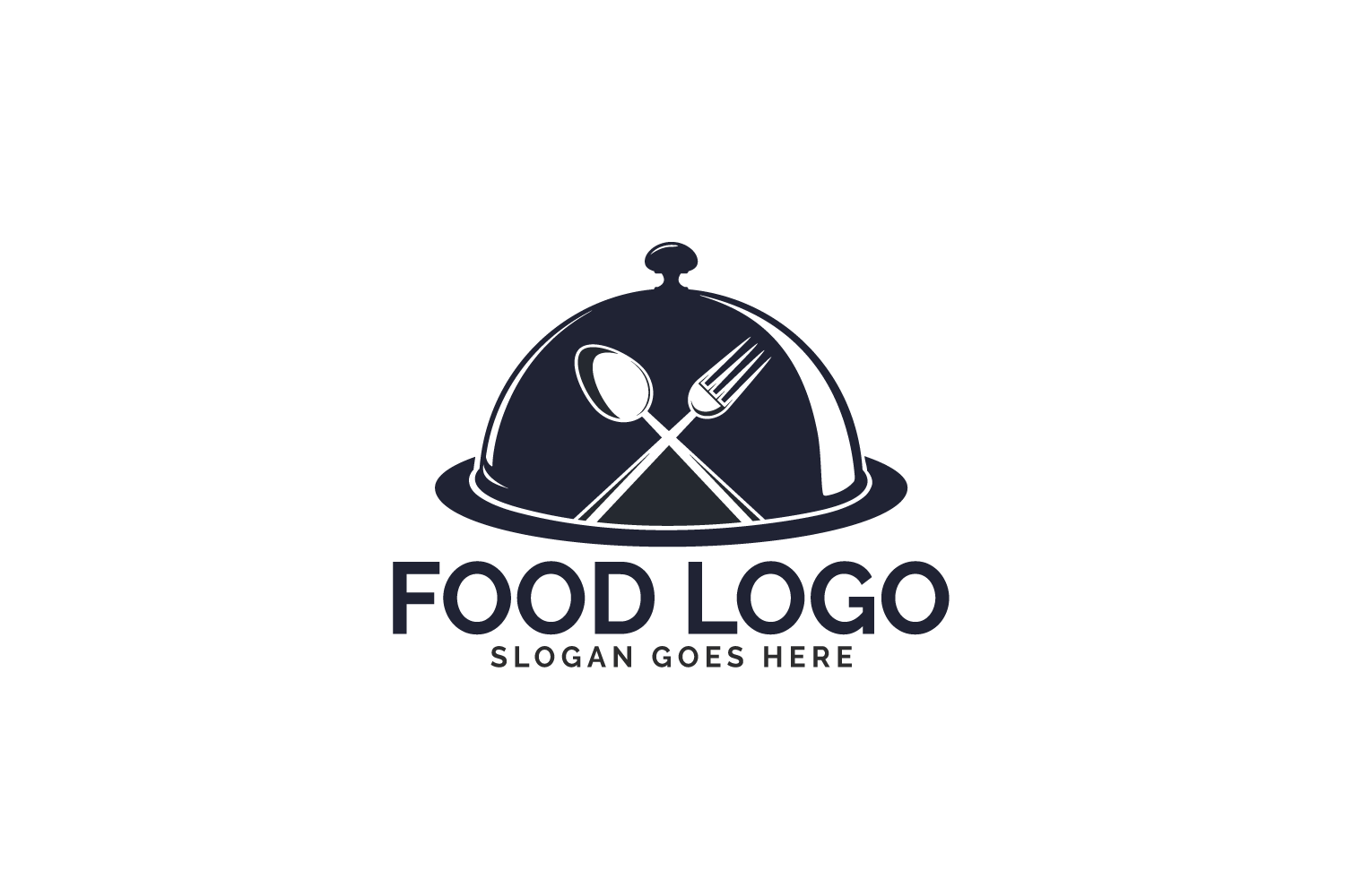 Download Free Food Logo PSD Mockup Template