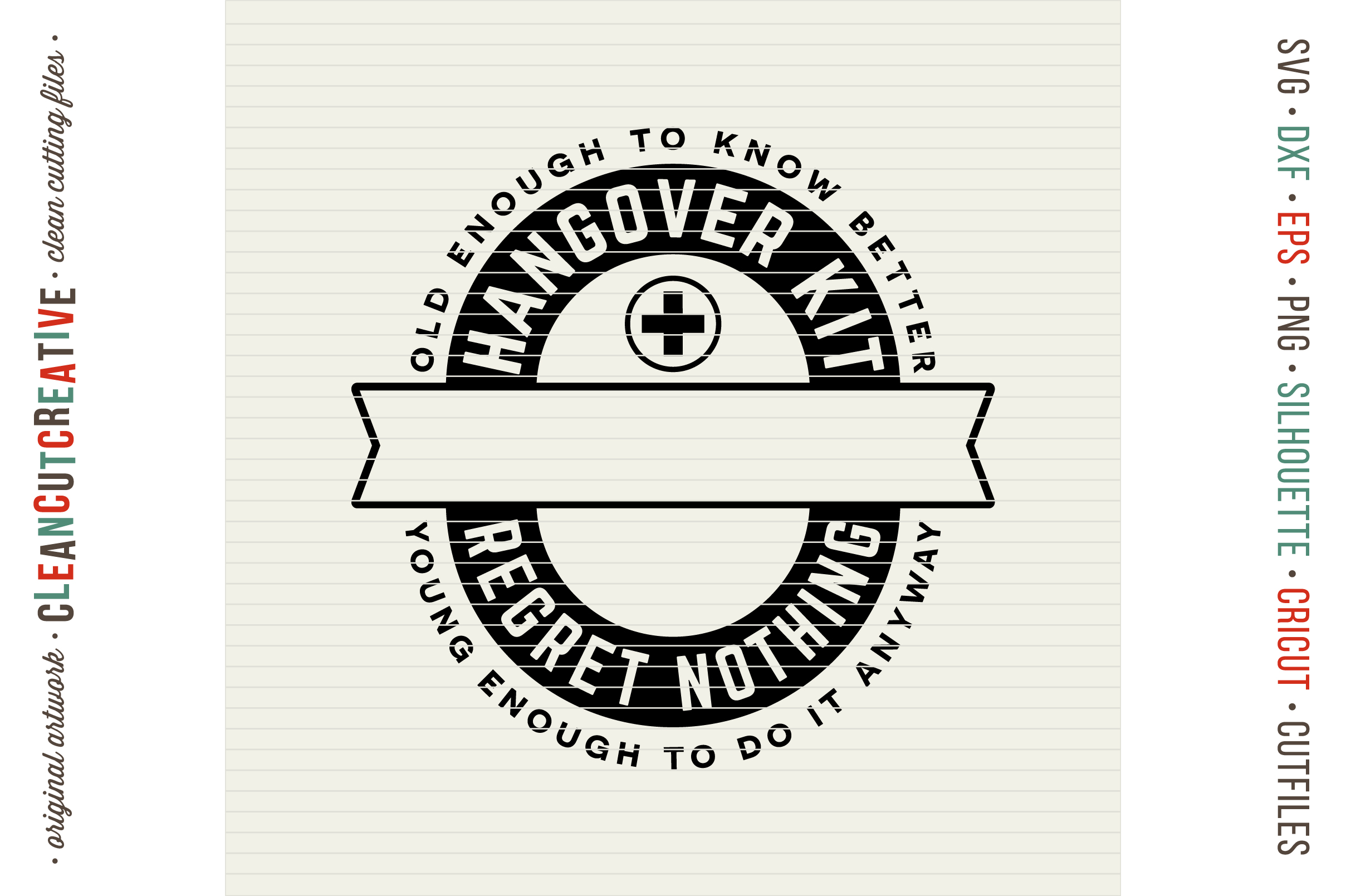 Birthday Hangover Kit Personalized 30 40 50 Birthday SVG