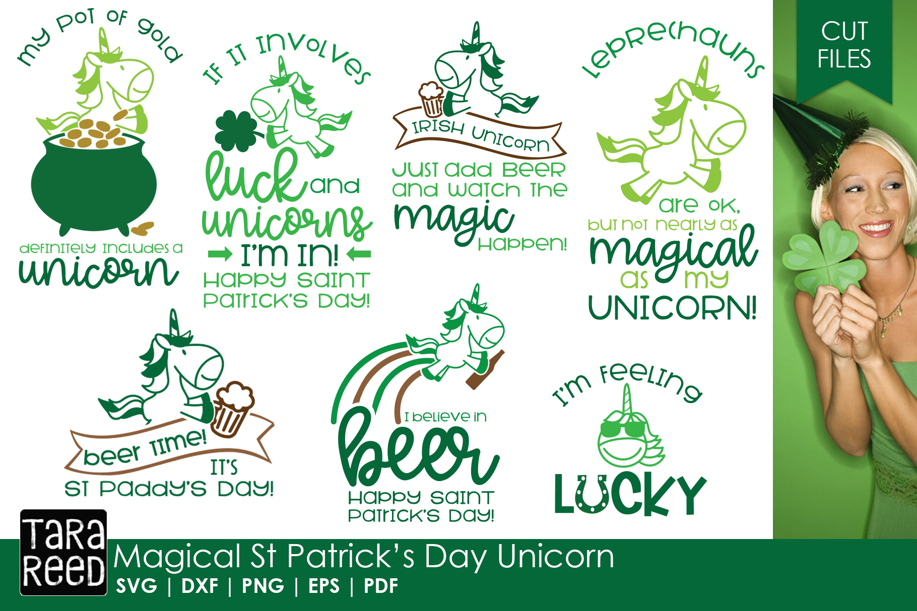 Download Magical St Patrick's Day Unicorn - St Patricks Day SVG