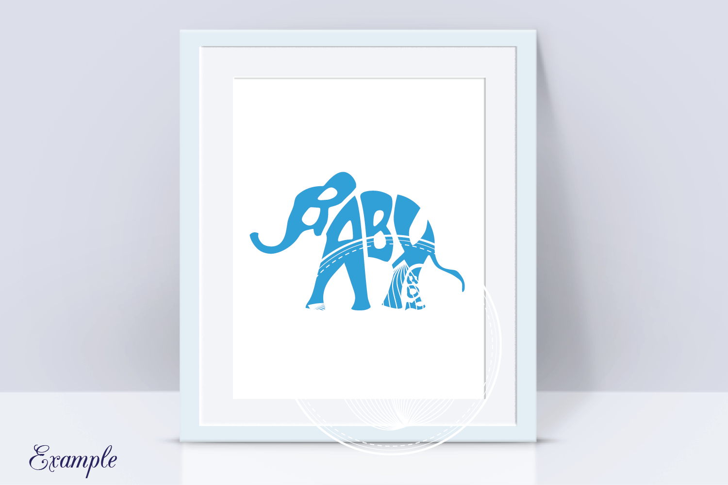 Download Baby Boy Elephant word art. Baby boy eps, png, svg, dxf ...