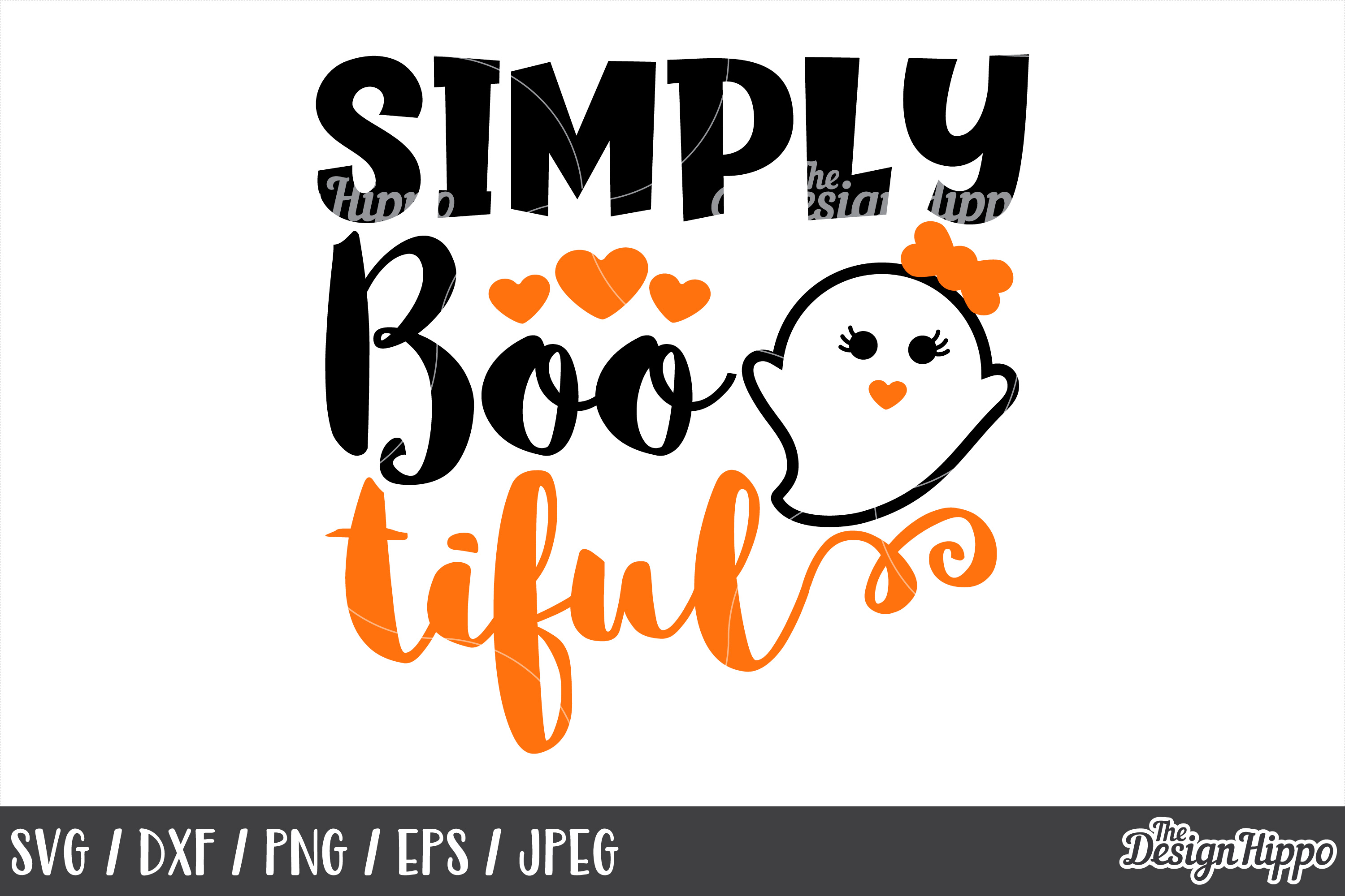 Bootiful svg, Simply bootiful svg, Halloween svg, Ghost svg