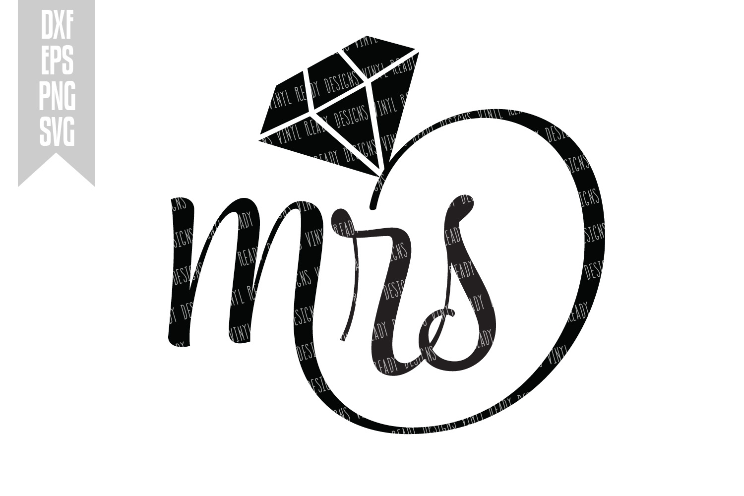 Mrs - Diamond Ring - Bride Wedding Vector Clip Art ...