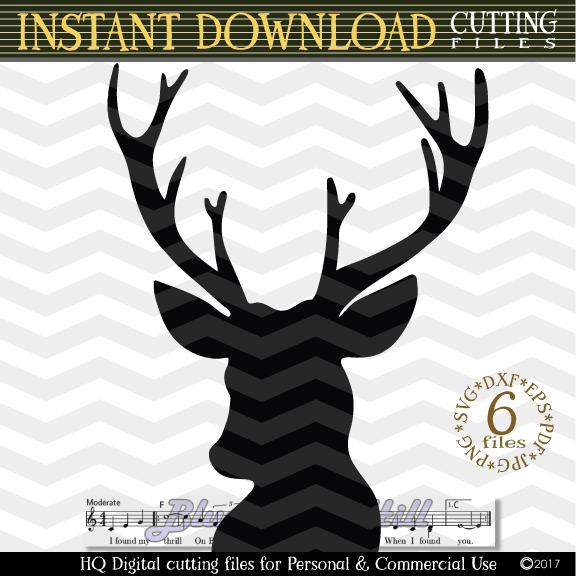 Download Deer Head SVG - Deer Cut Files SVG - Deer SVG - Cutting File
