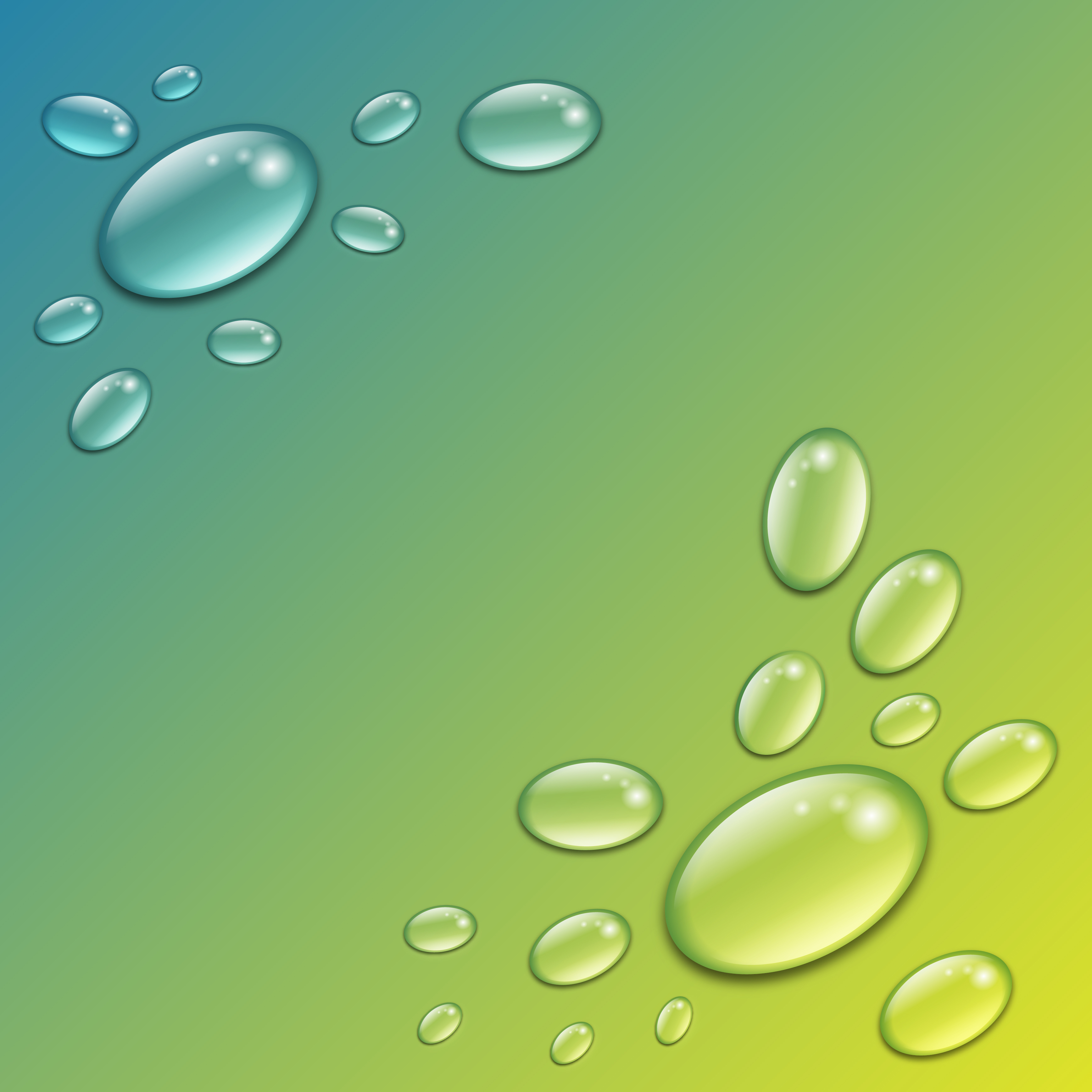 Water Drops Illustration (41034) | Illustrations | Design Bundles