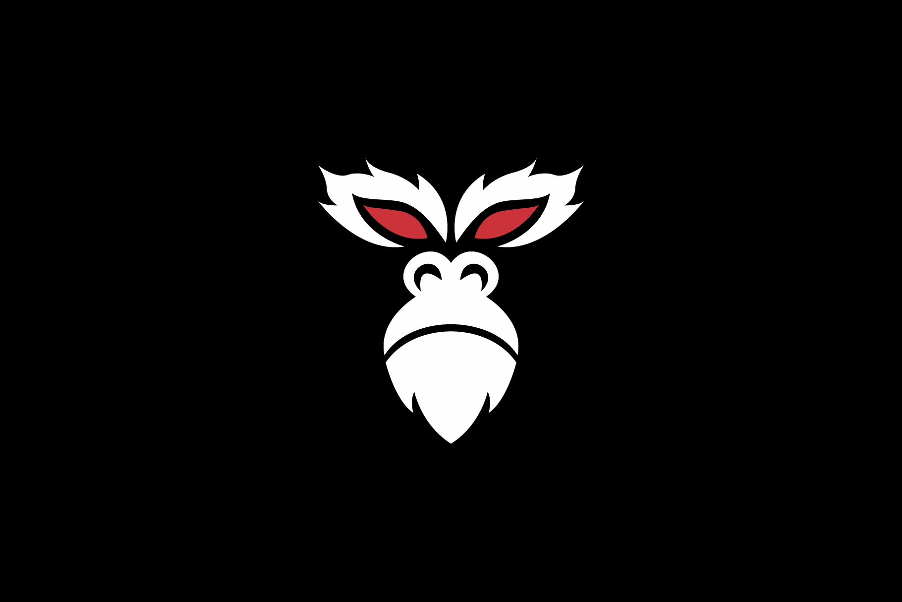 Angry Monkey Face Logo