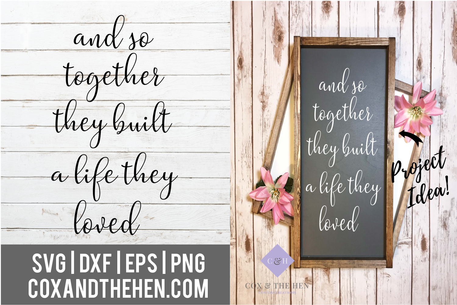 Free Free 186 And So Together They Built A Life They Loved Svg Free SVG PNG EPS DXF File