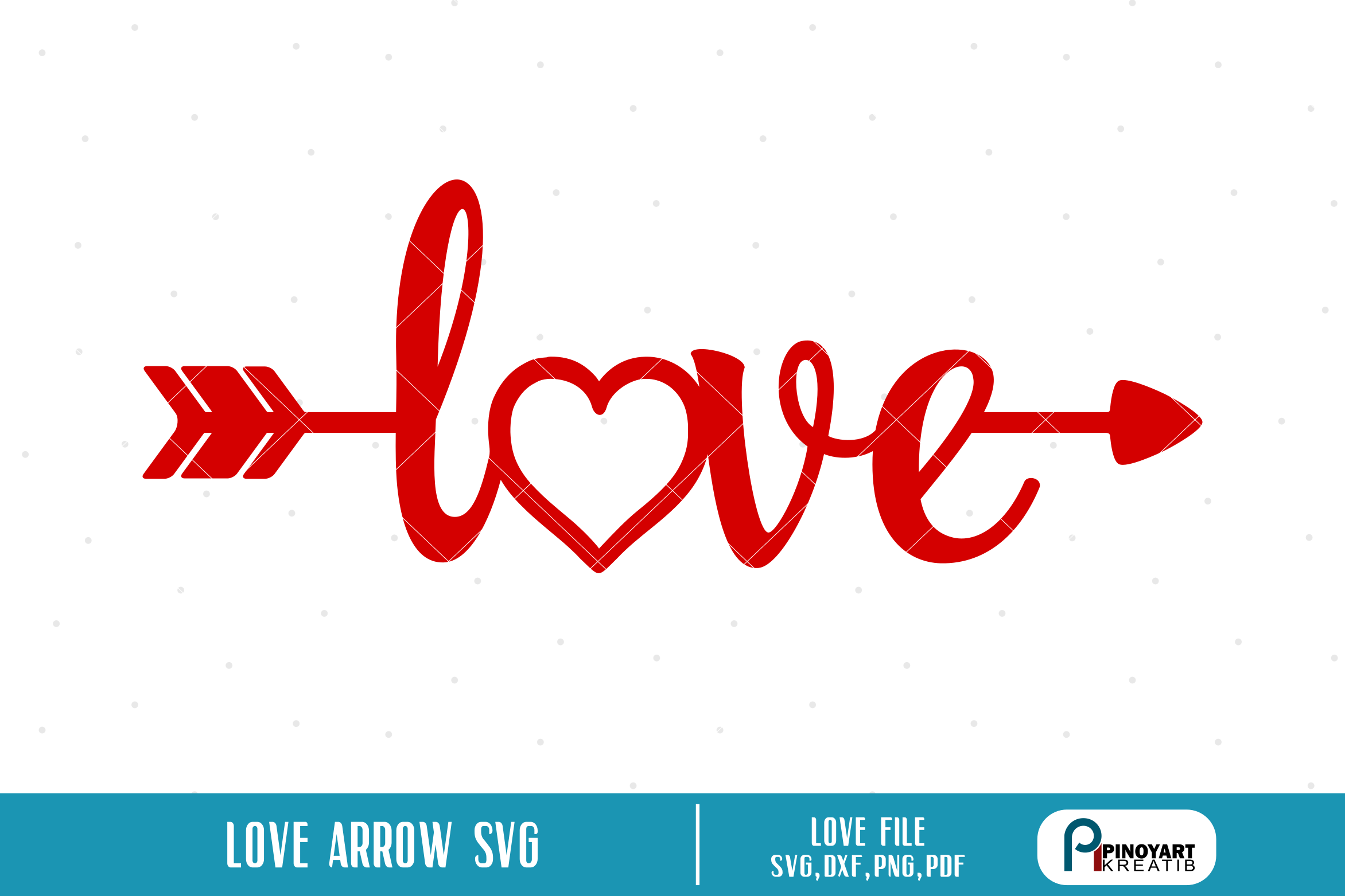 Download Love Arrow svg - a valentine arrow vector file