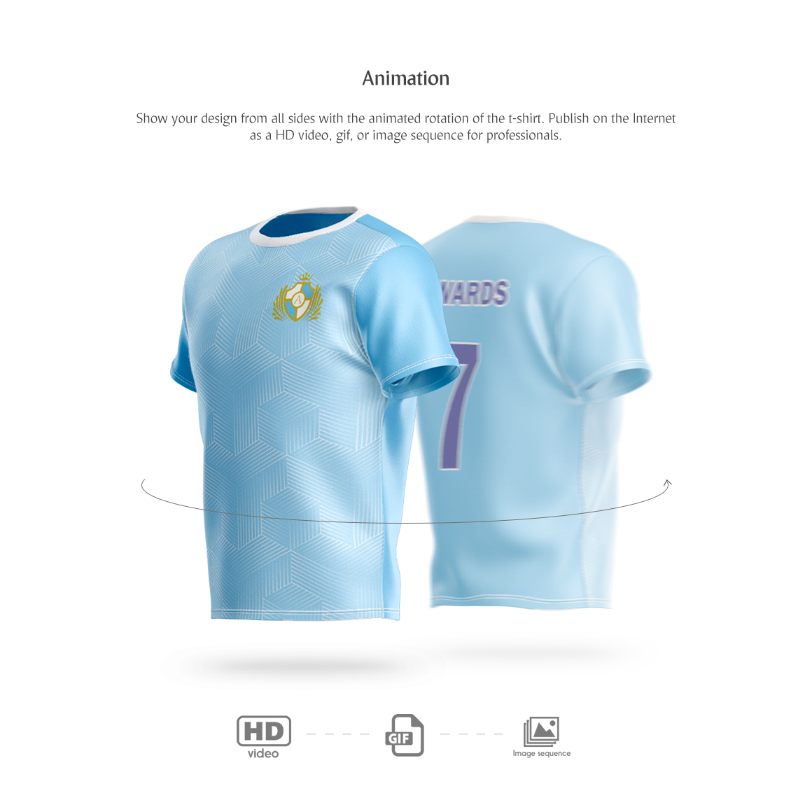 Download T-Shirt Animated Mockup (358039) | Clothing | Design Bundles