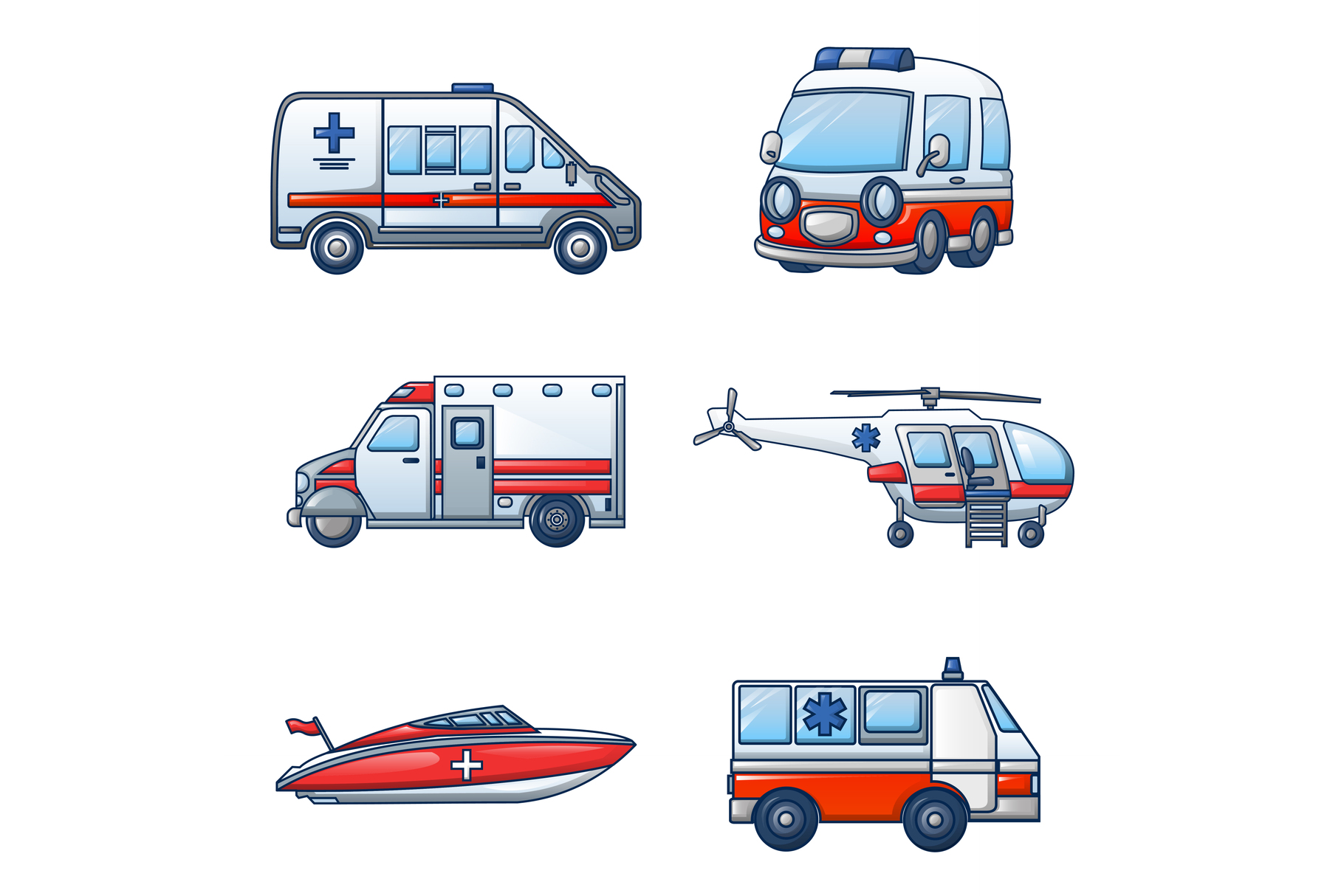 Виды техники скорой помощи
