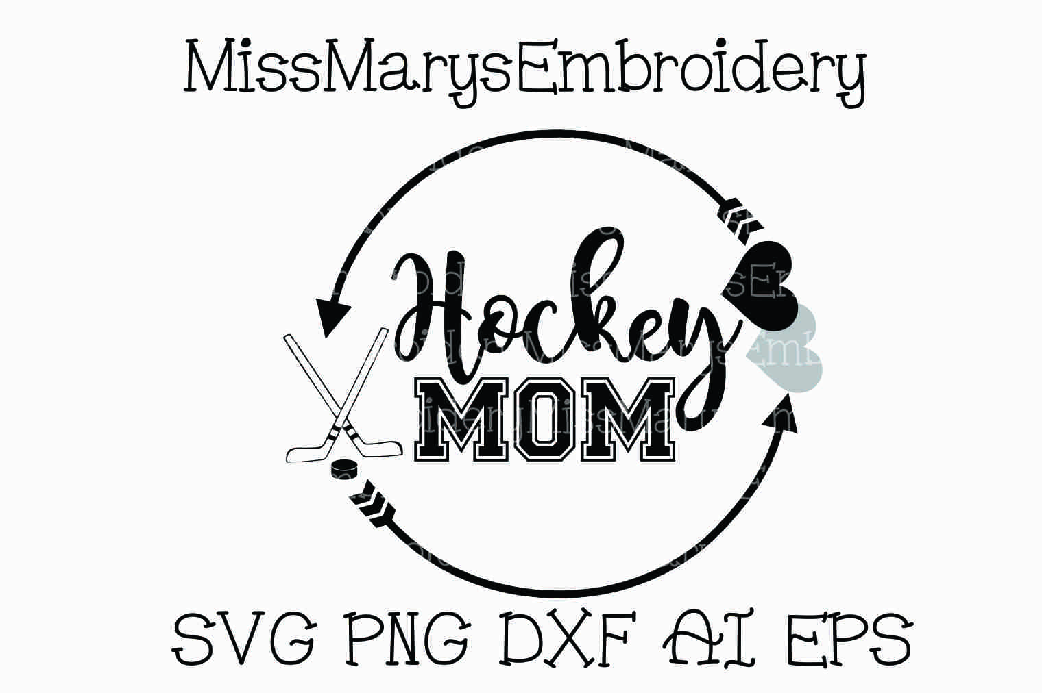 Download Hockey Mom SVG Cutting File PNG DXF AI EPS Hockey (74655 ...