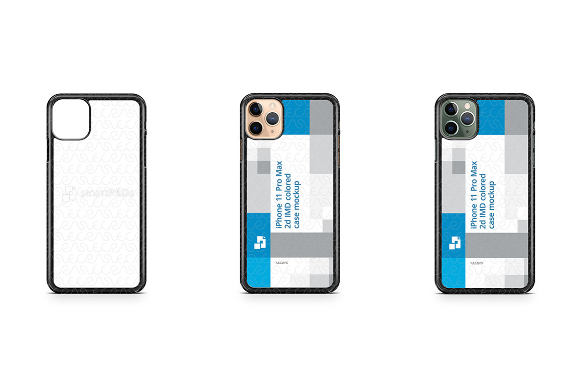 Download iPhone 11 Pro Max 2019 2d PC Colored Case Design Mockup