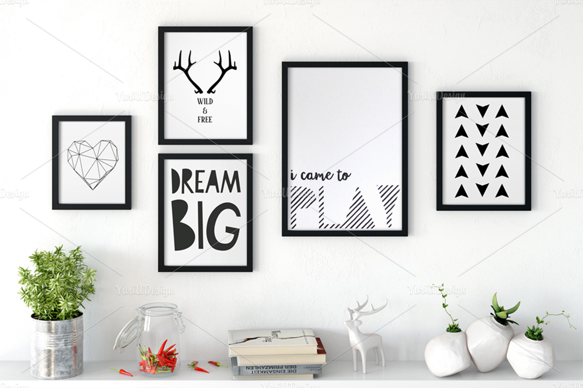 11+ 3 Picture Frame Mockup Free Gif