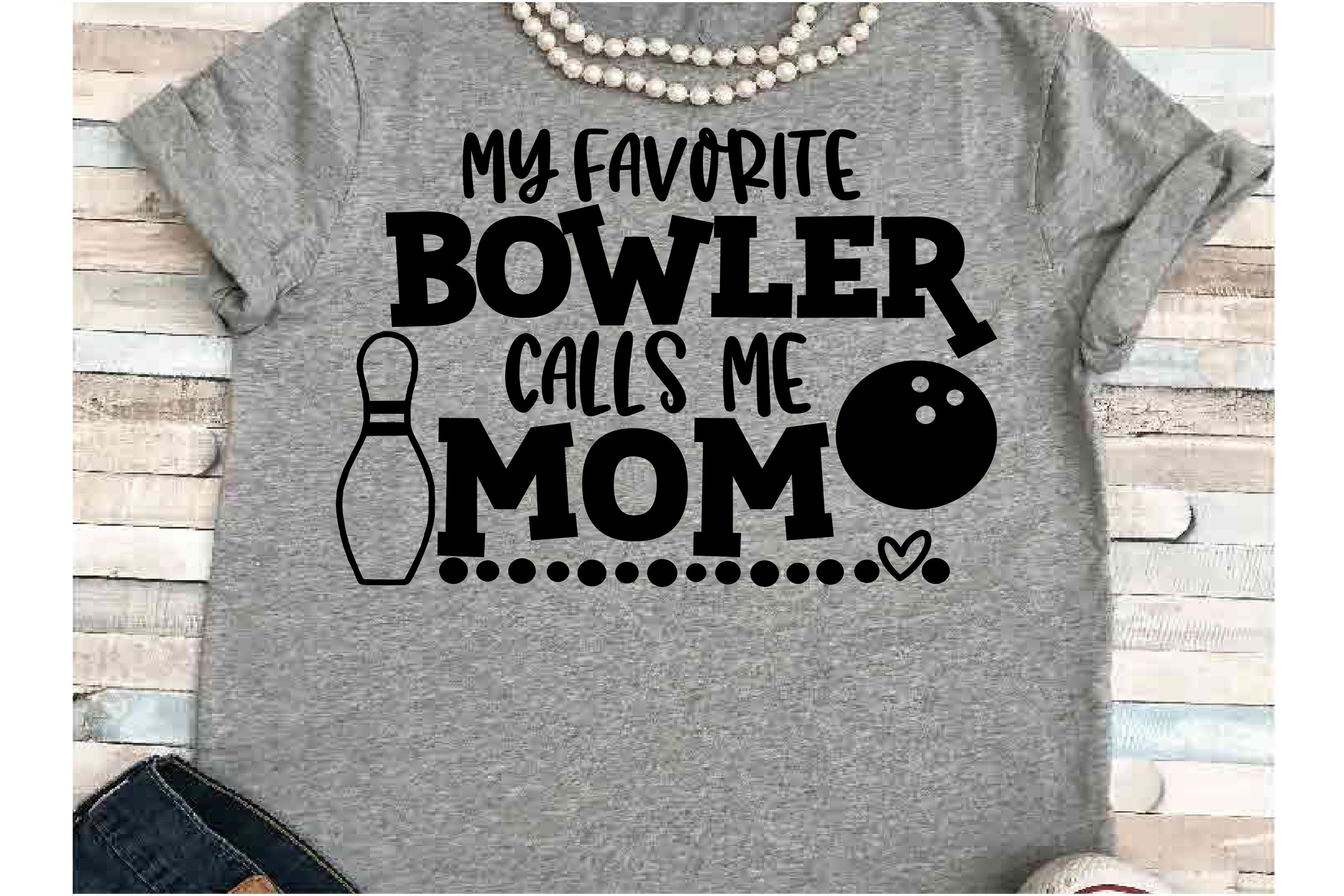 Download Bowling SVG DXF JPEG Silhouette Cameo Cricut Mom bowler (429917) | Decorations | Design Bundles