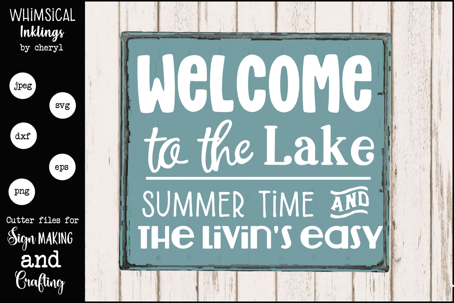 Welcome To The Lake 2 SVG (279040) | SVGs | Design Bundles