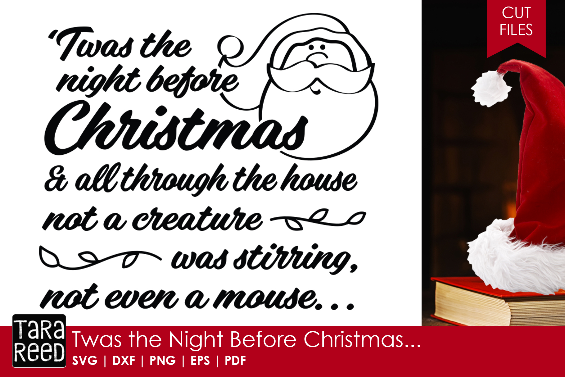 Night before Christmas - Christmas SVG Files for Crafters (80971) | Cut