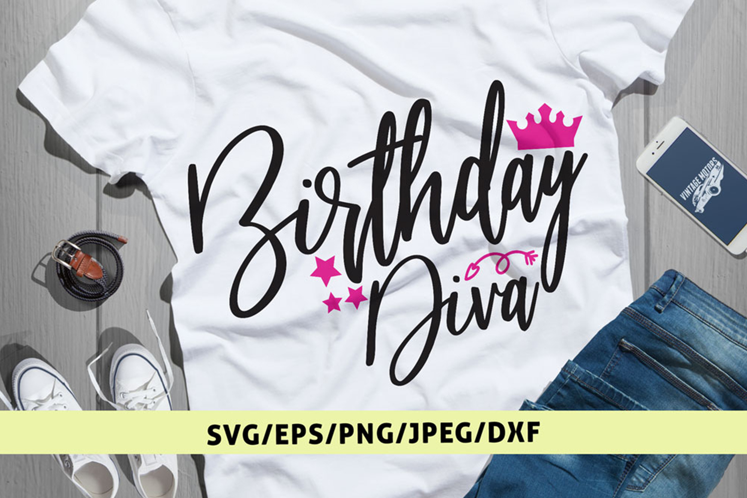 Download Birthday Diva - Birthday SVG EPS DXF PNG Cutting Files ...