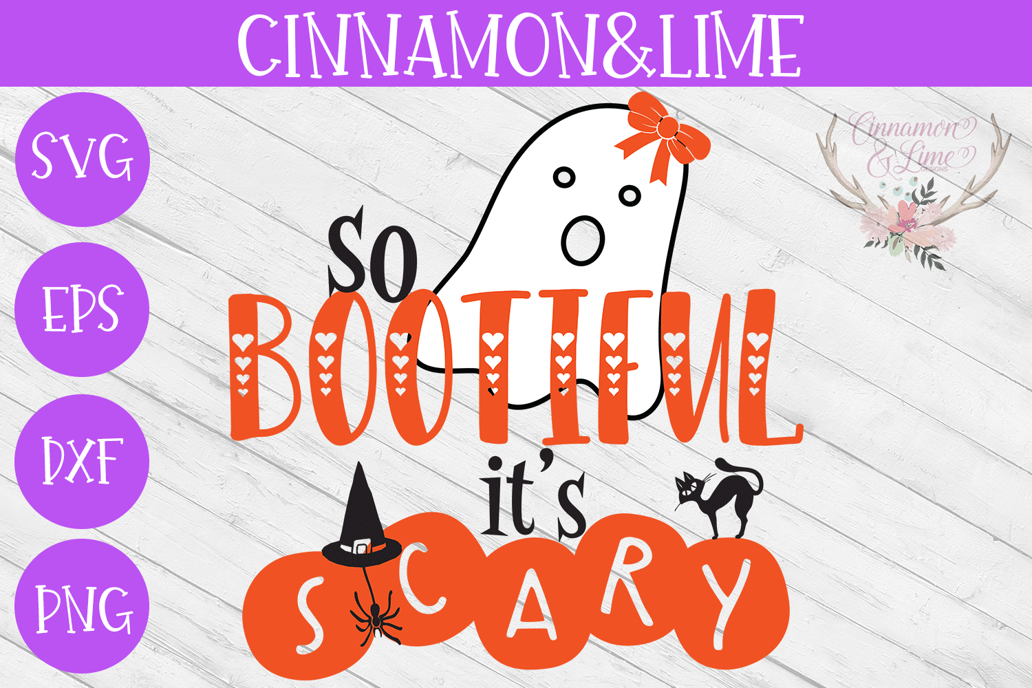 Download So Bootiful It's Scary Halloween Kids SVG Cut File