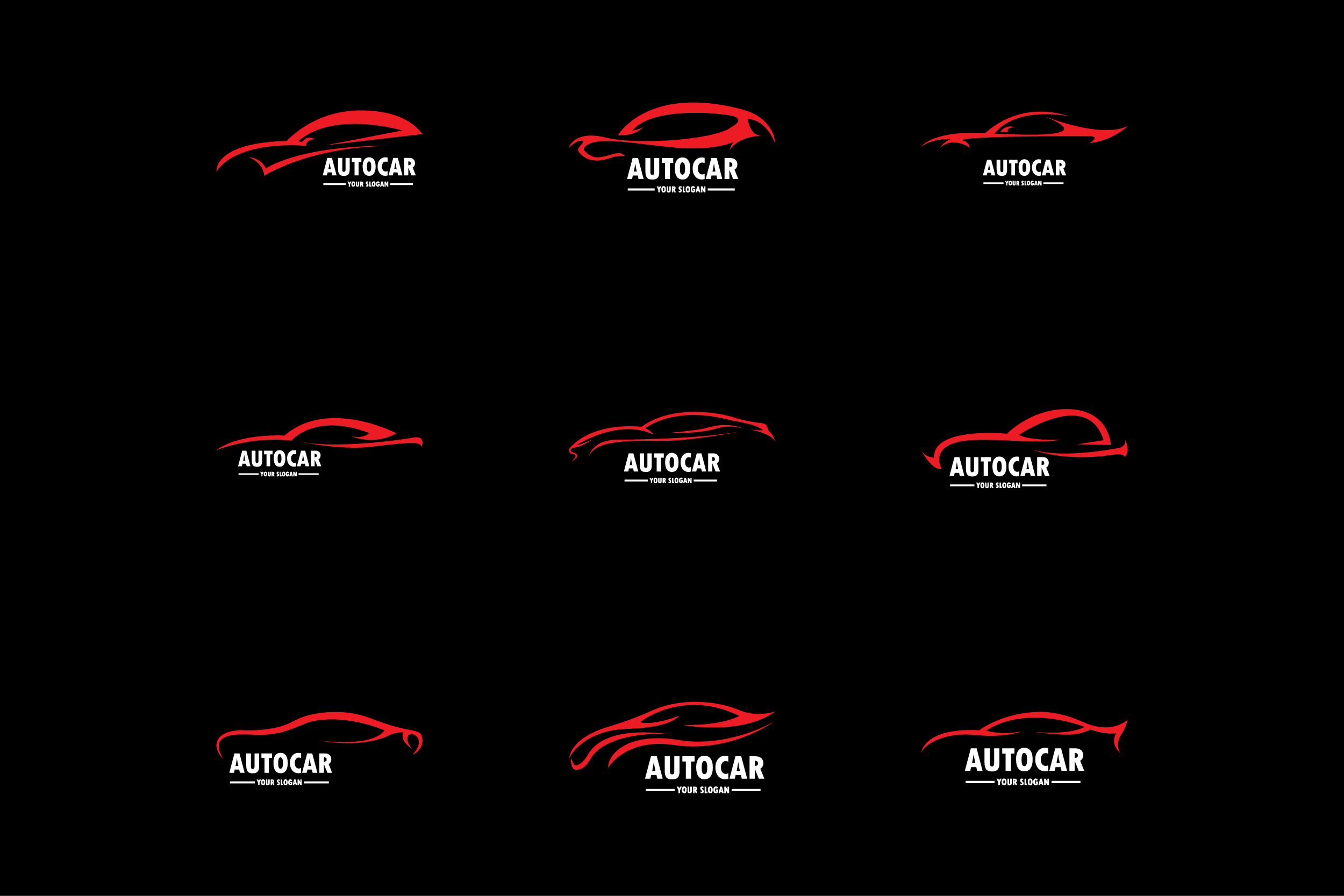 Car Logo Vector Illustration Design Bundles