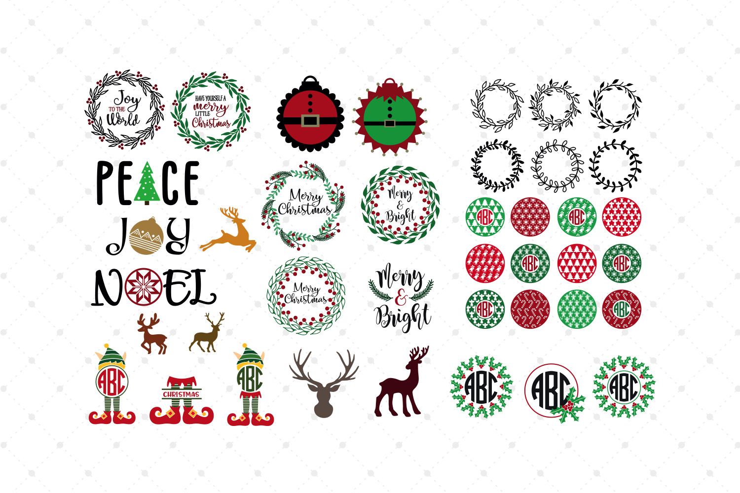 Download Christmas Bundle SVG Cut Files (36499) | Cut Files ...