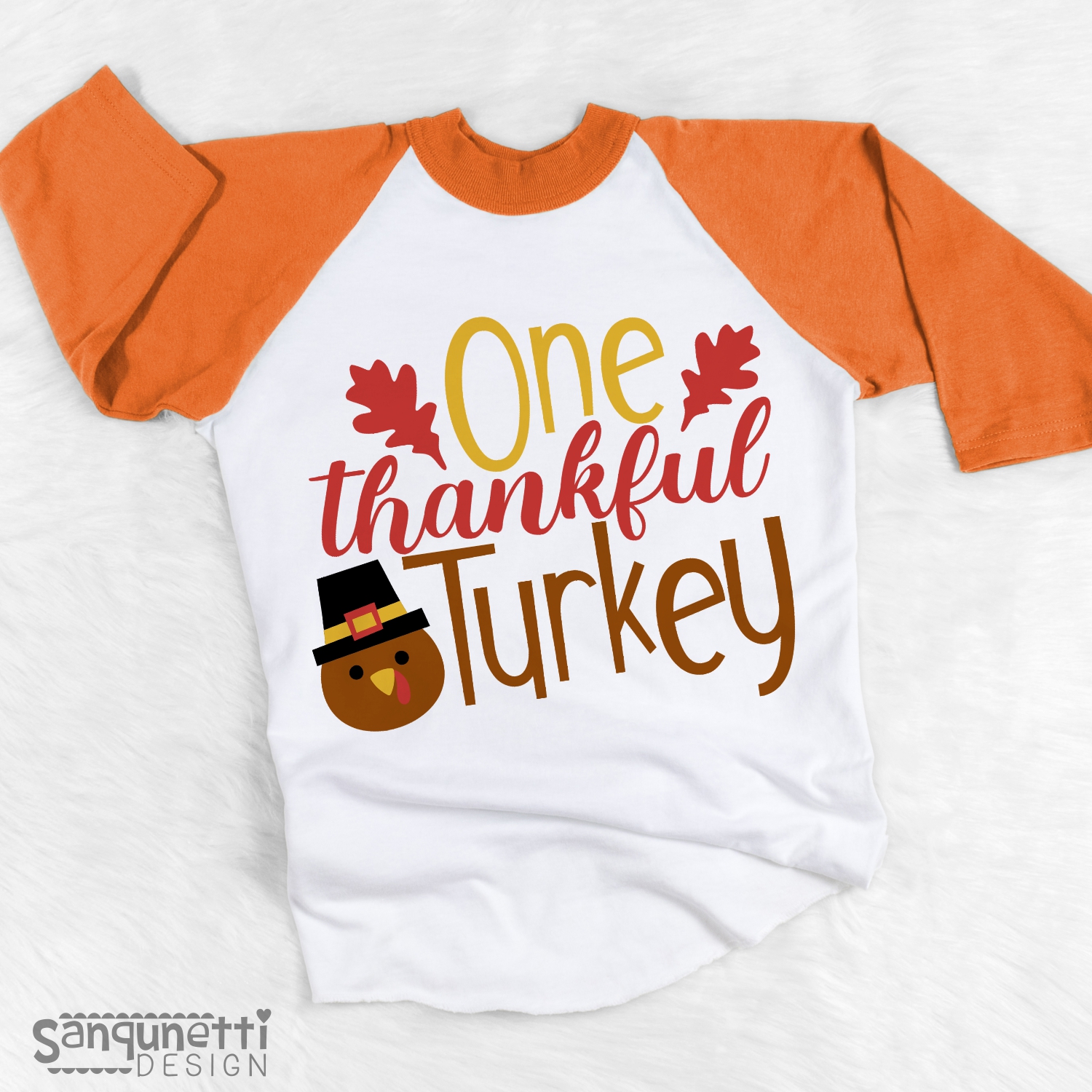 One thankful turkey svg, Thanksgiving cut file (362325) | Cut Files ...