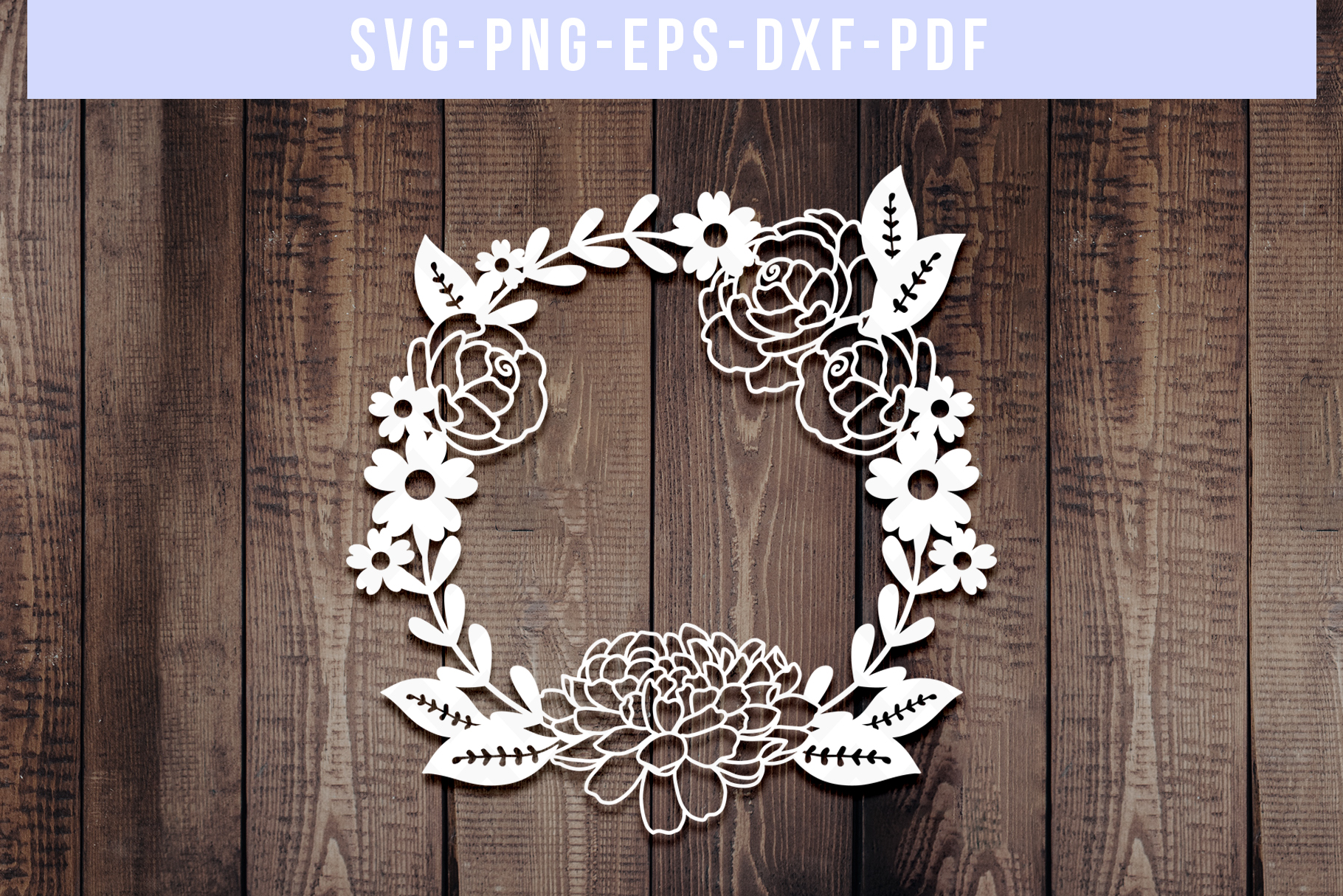 Free Free 69 Svg Flower Wreath Free SVG PNG EPS DXF File