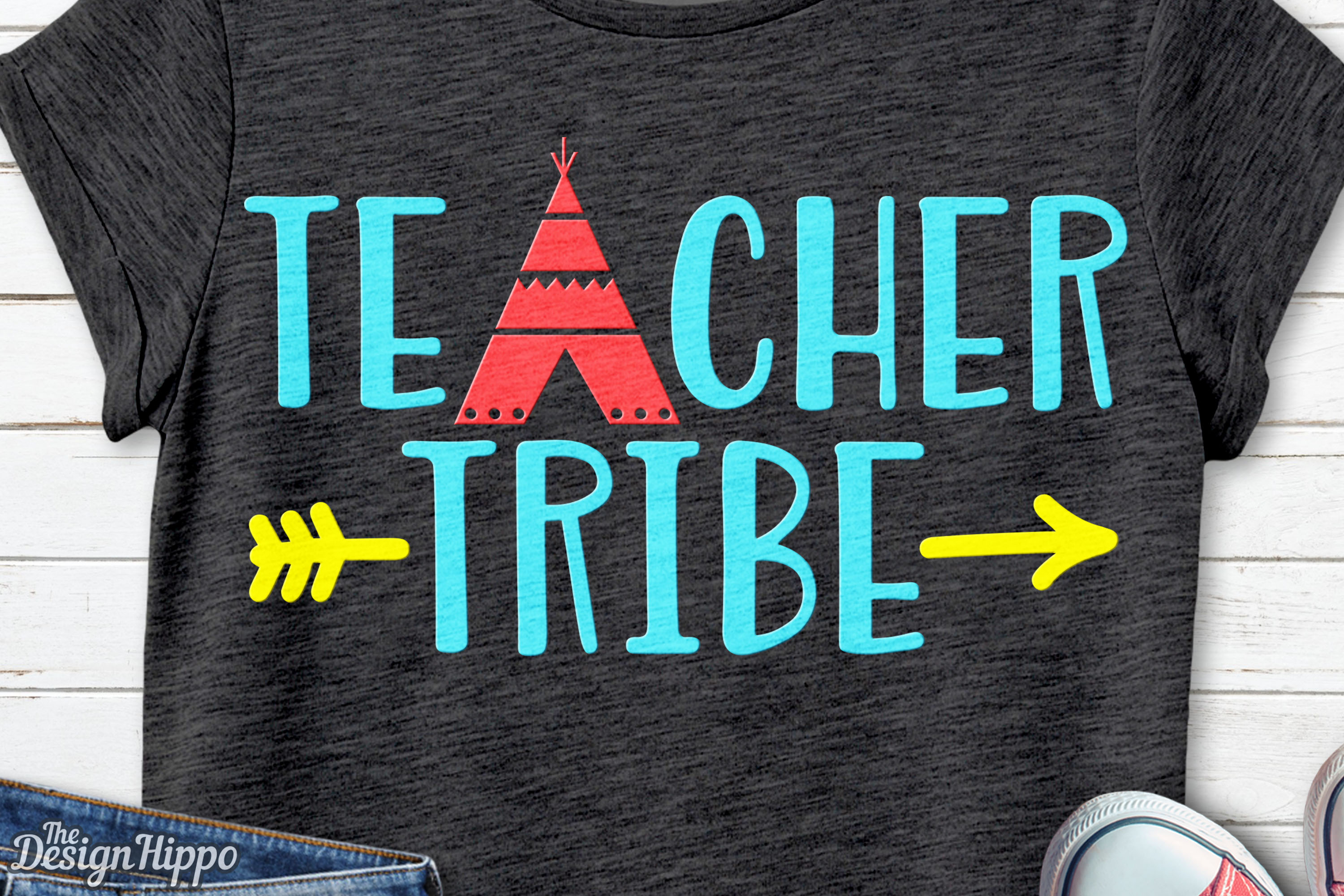 Download Teacher Tribe, Back to School, Teepee, Boho, SVG, PNG, DXF