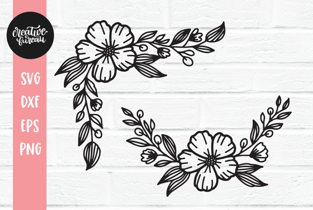 Free Free 325 Flower Border Svg SVG PNG EPS DXF File