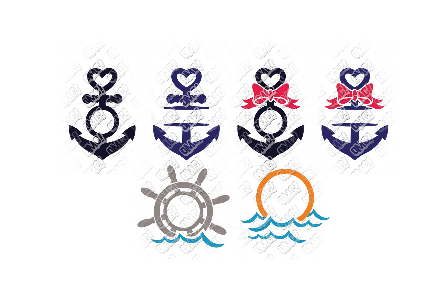 Cruise SVG Bundle Ship in SVG/DXF/PNG/JPEG/EPS (105530) | Cut Files