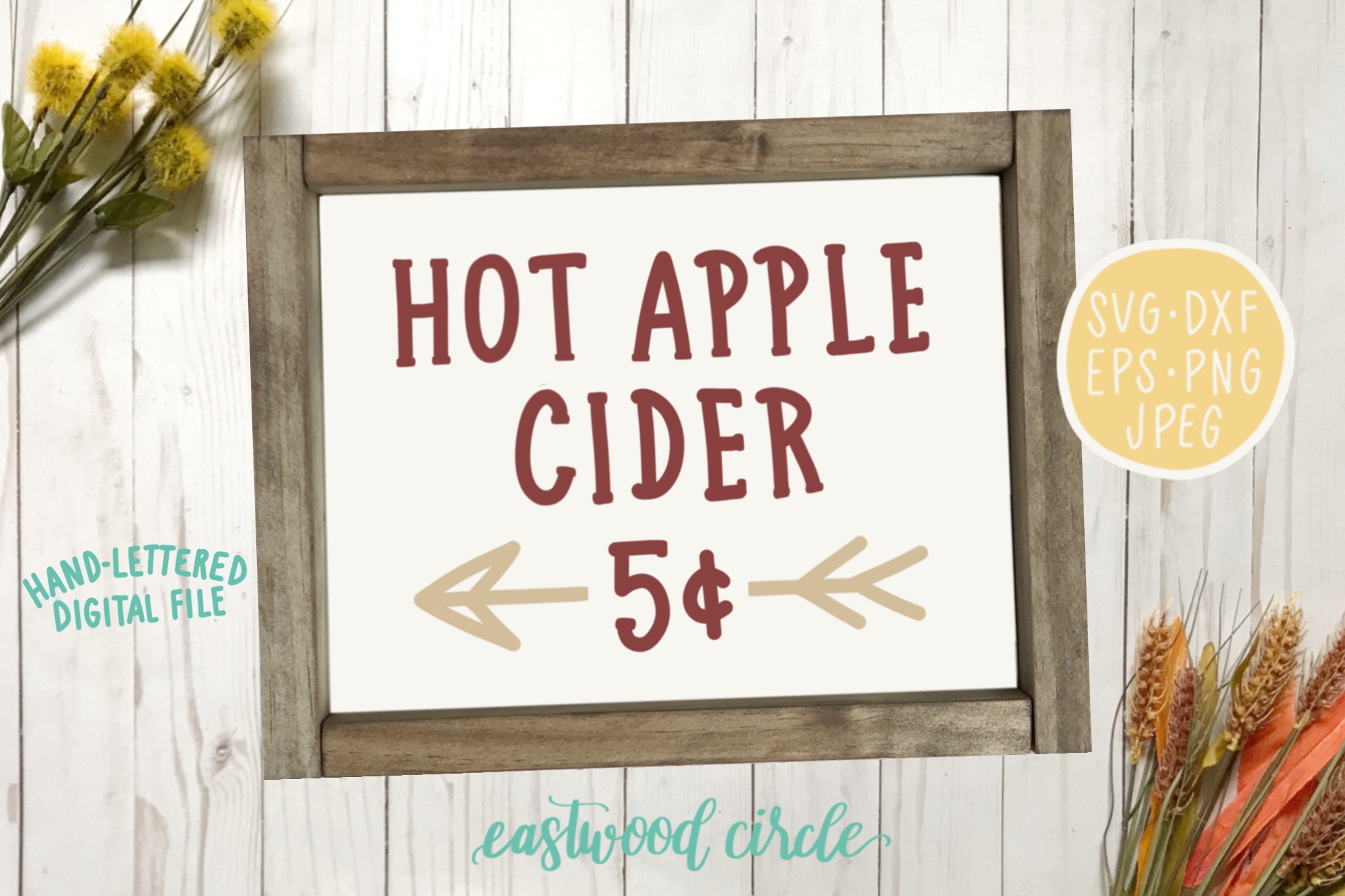 Hot Apple Cider SVG Cut File