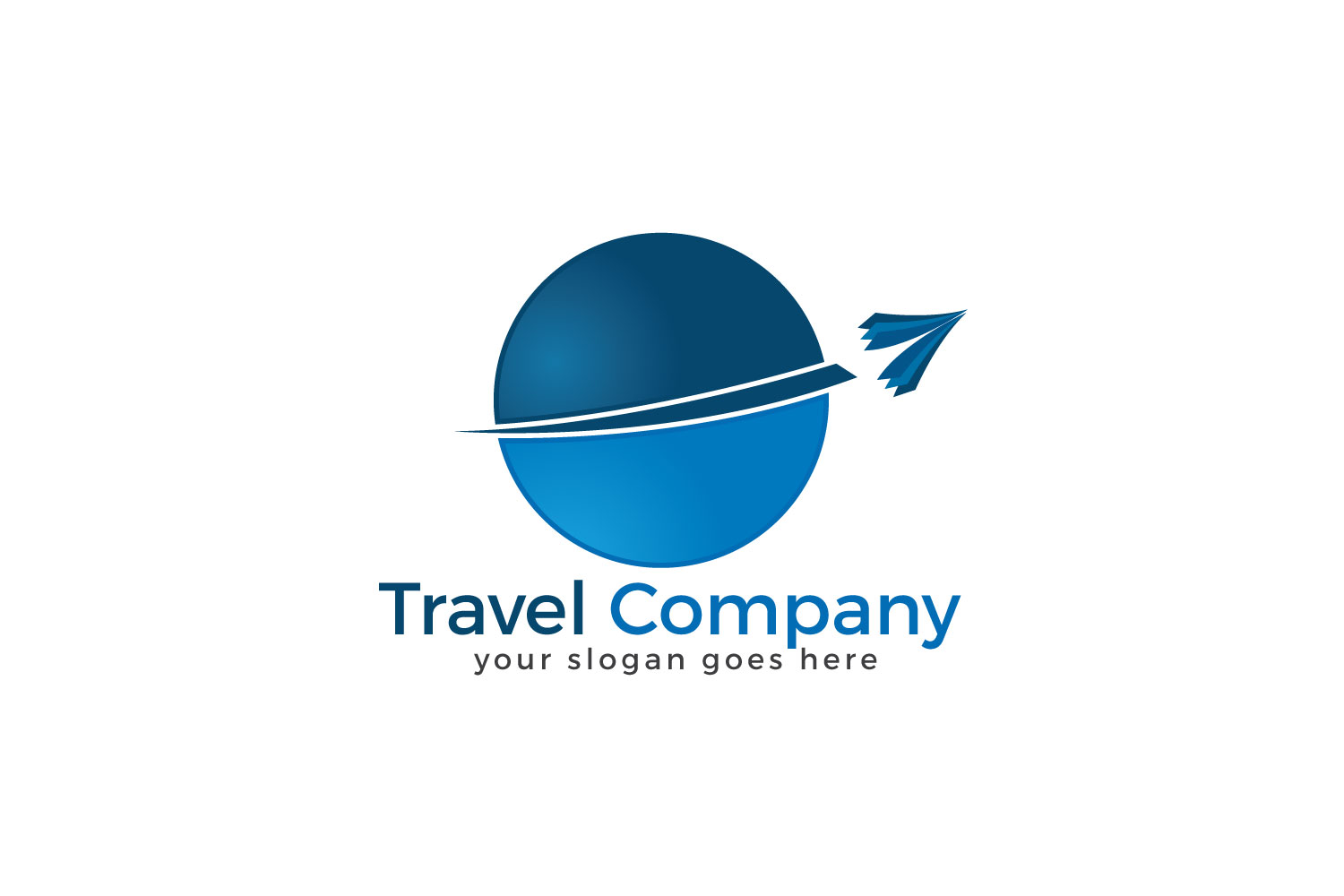 Travel company logo design