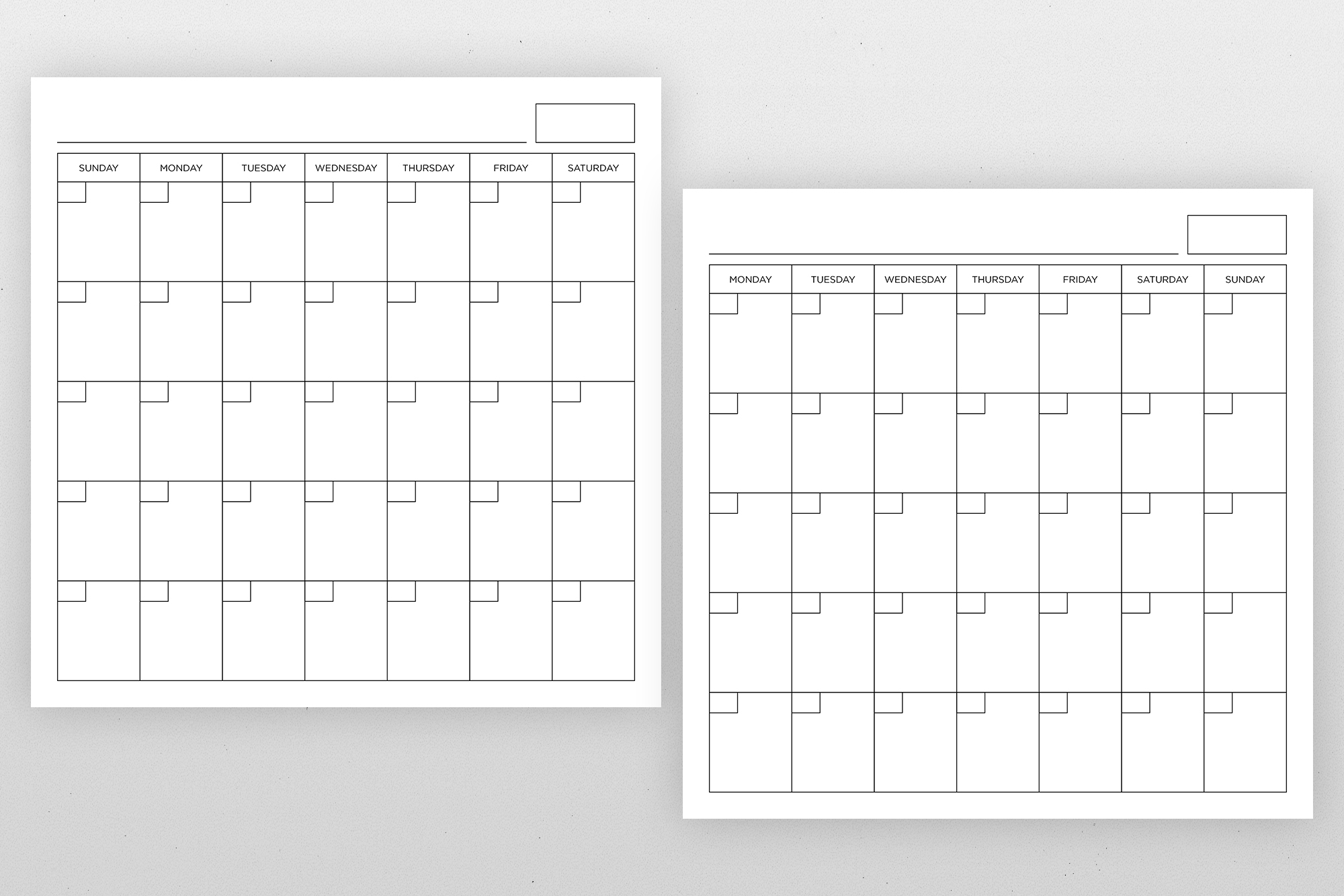 blank-calendar-page-template-set