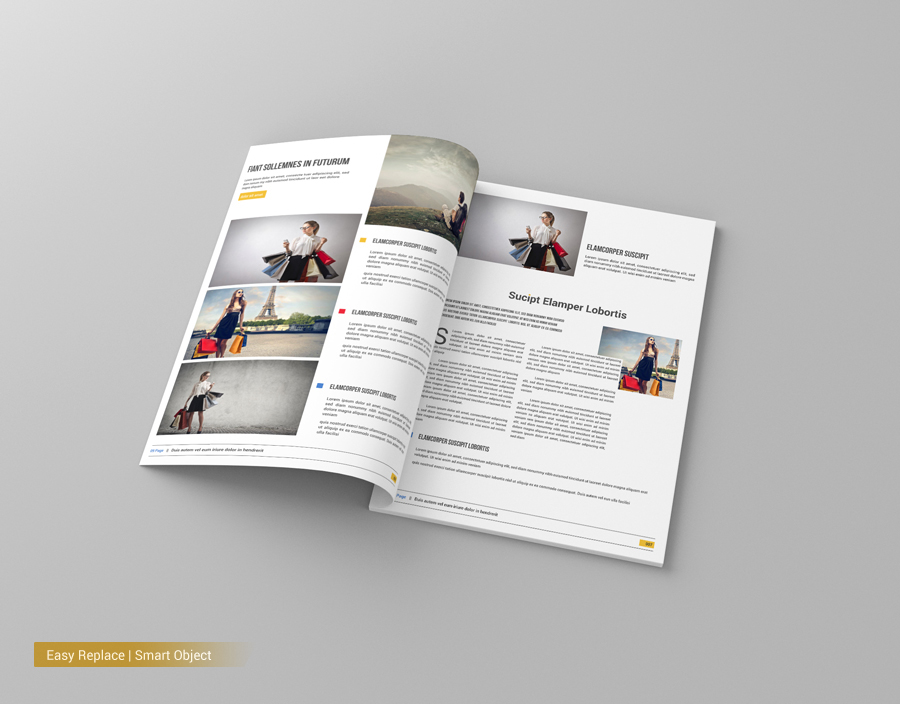 Download A4 Magazine / Brochure Mockup