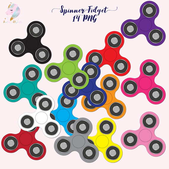 Spinner Fidget Clipart (48946) | Illustrations | Design Bundles