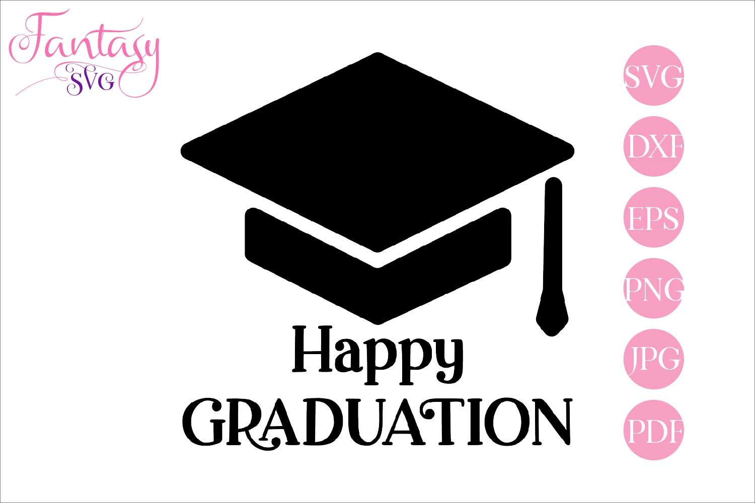 Download Happy graduation - svg cut file (423297) | SVGs | Design Bundles