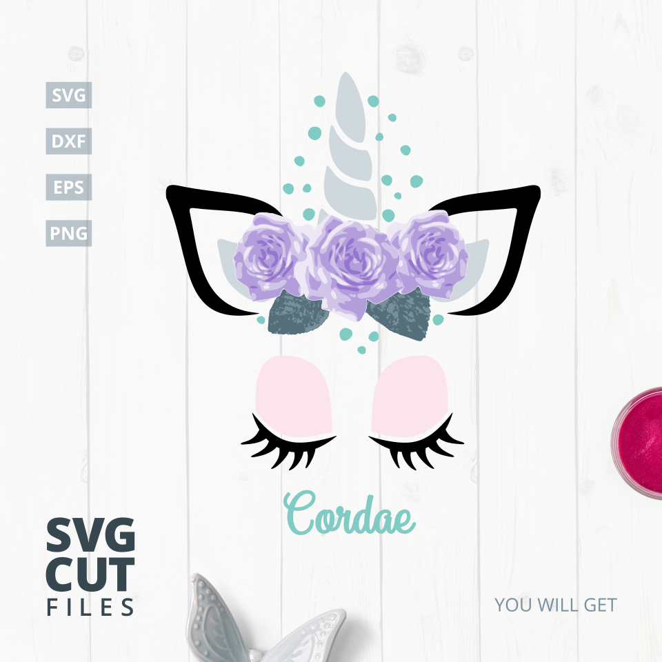 Download Cute Unicorn SVG Cut File |svg |dxf | eps | png