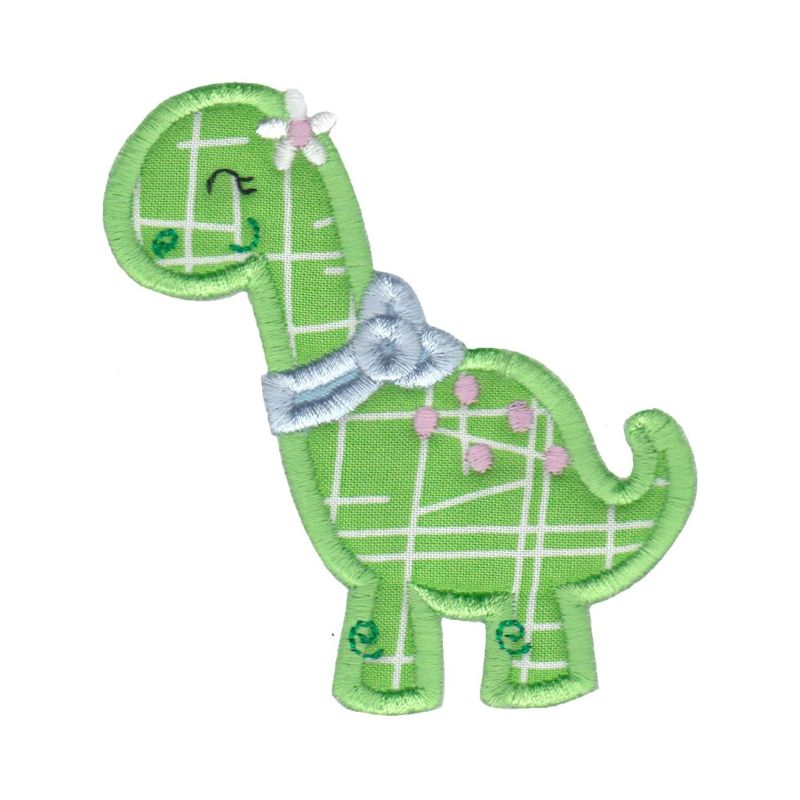 Dinosaur Girl Applique - 12 Machine Embroidery Designs