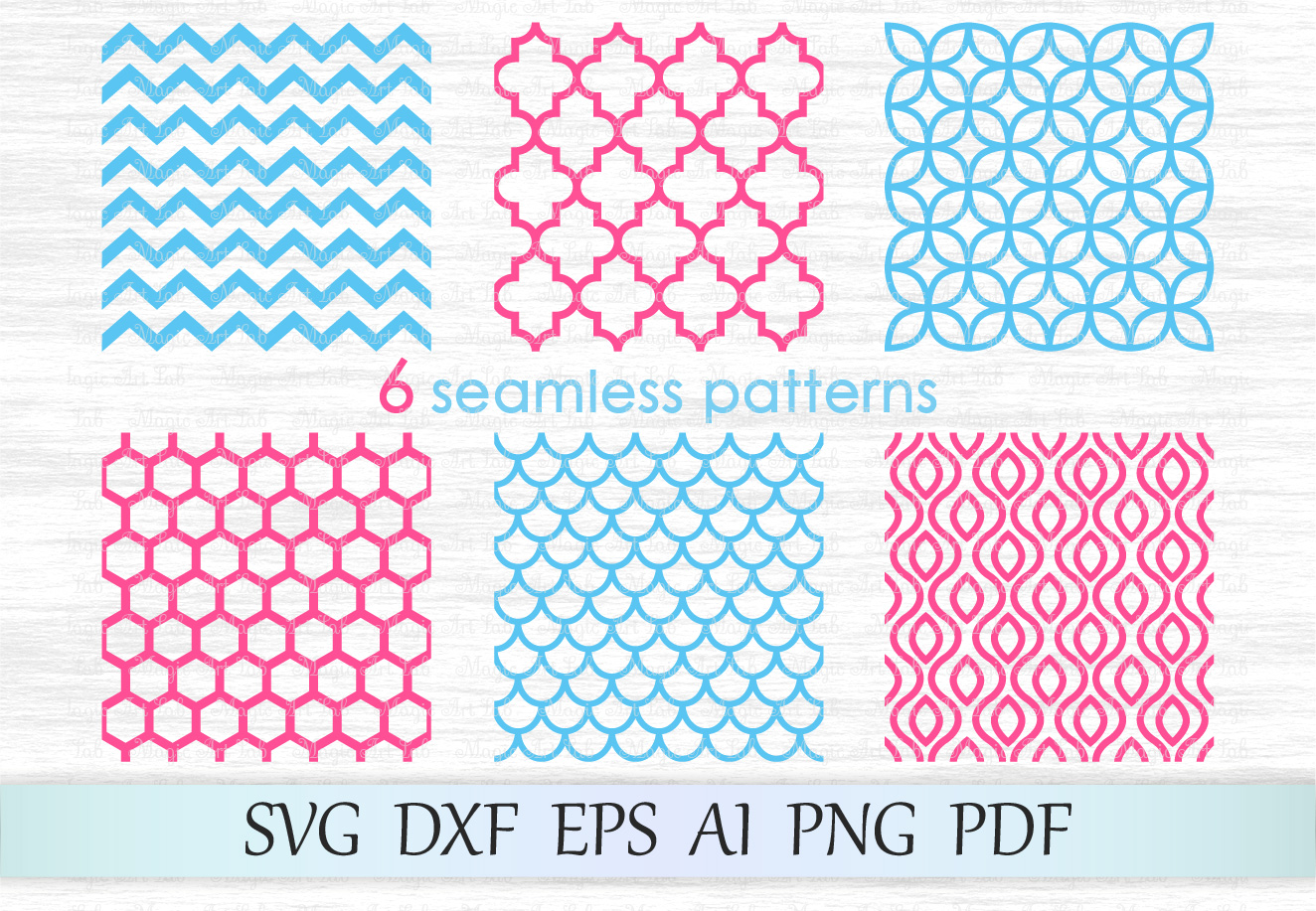 Download Seamless patterns svg, Mermaid scale pattern svg, Chevron ...