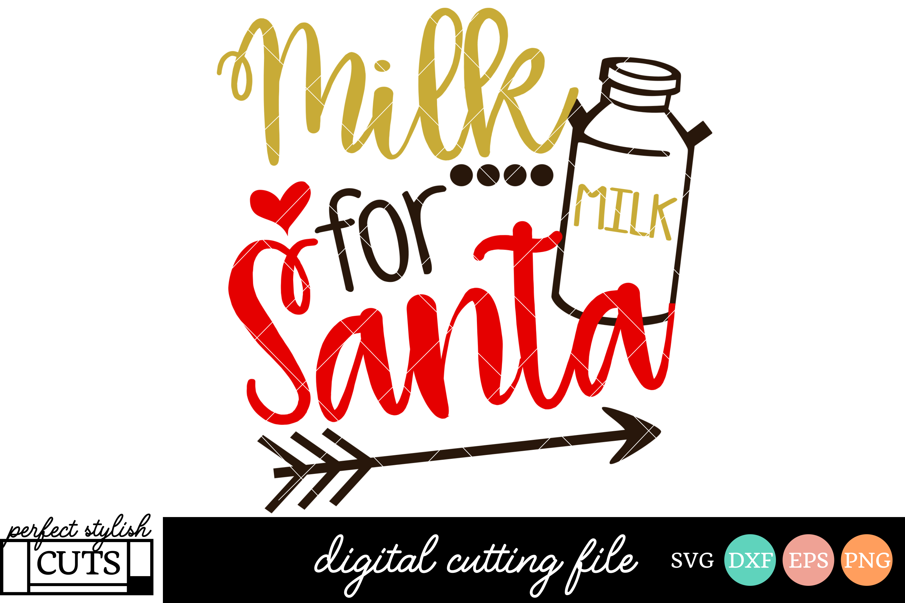 Christmas SVG - Milk For Santa SVG File