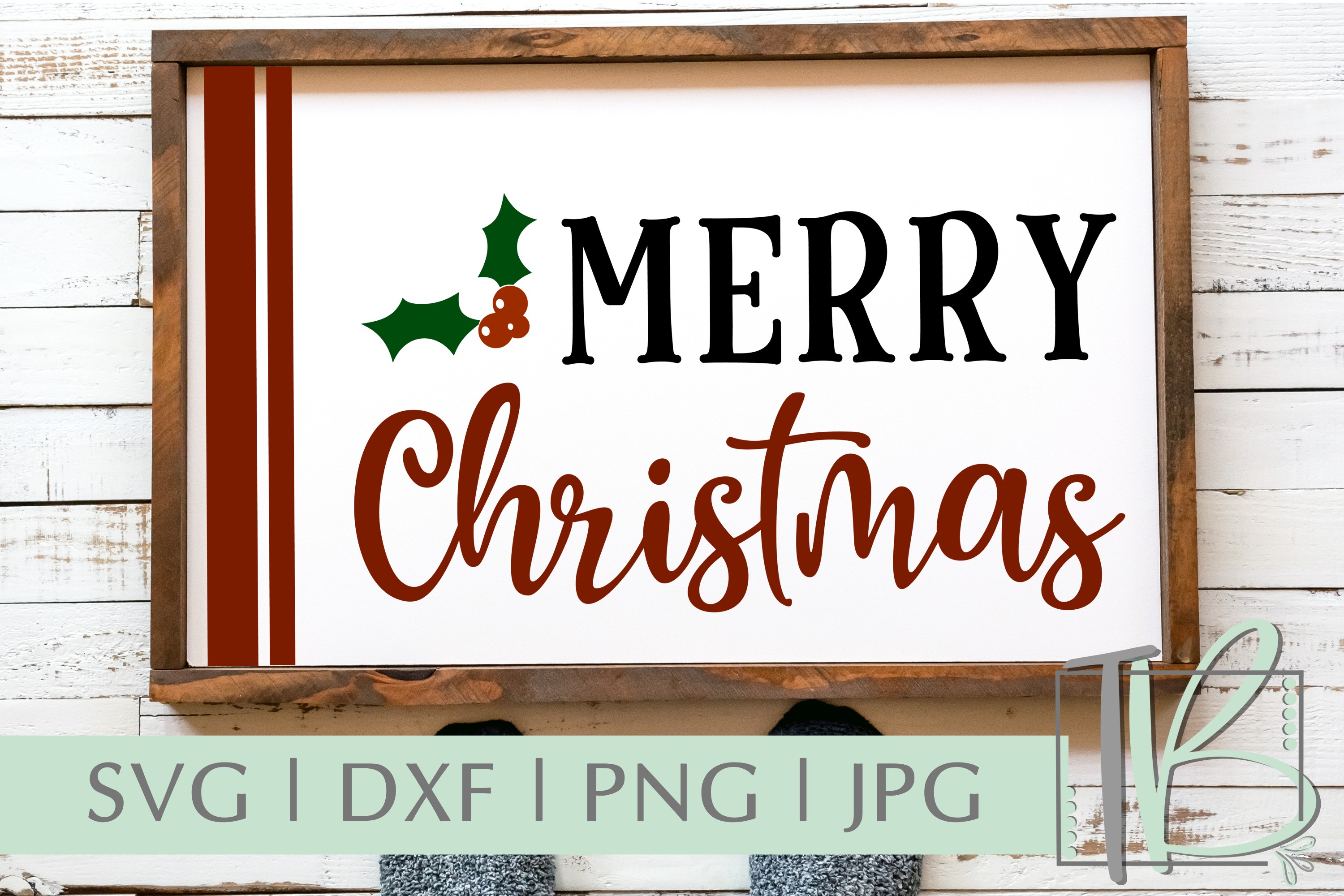 Download Merry Christmas SVG, Grain sack SVG, Christmas Sign SVG