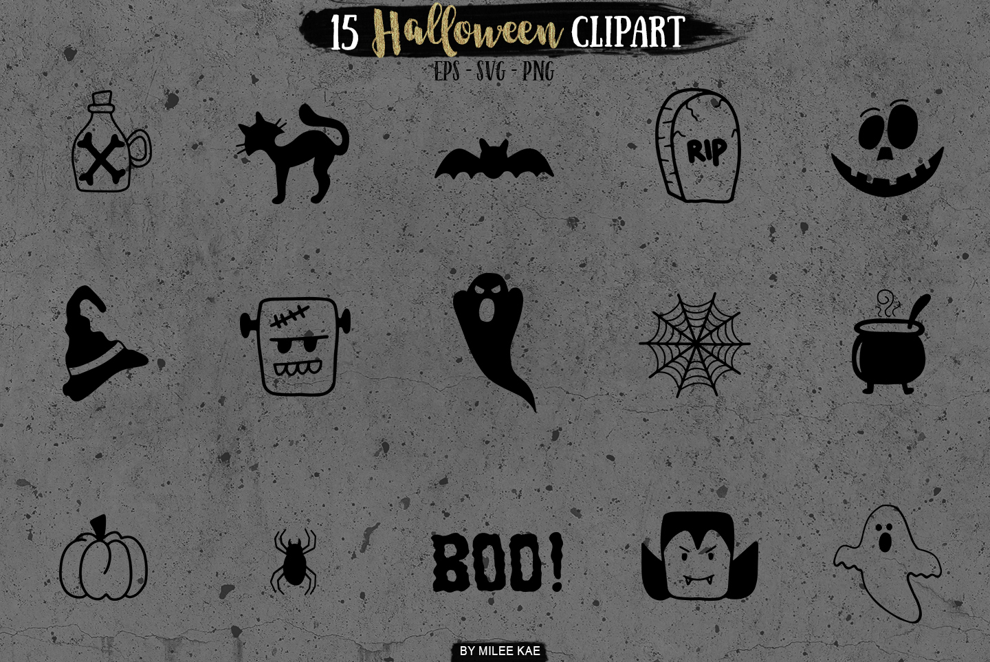 Halloween SVG bundle, PNG & EPS