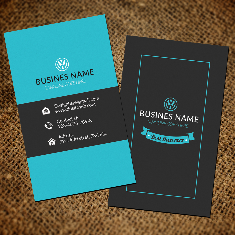 Vertical Business Card : Modern Vertical Business Card 24 - Graphic Pick : Use our shape library, fonts and color palettes to experiment with new possibilities.