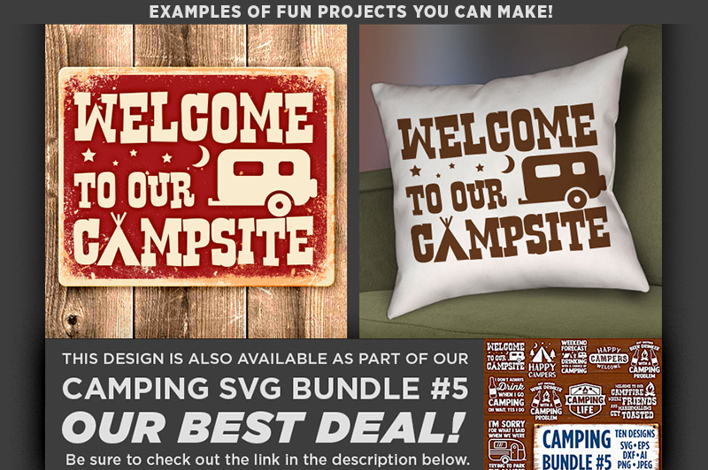 Download Welcome To Our Campsite SVG Files - Camping Svg - 753 ...