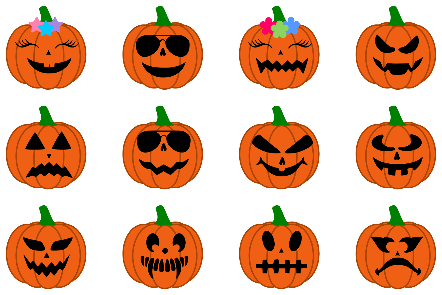 Halloween SVG Pumpkin SVG Halloween Pumpkin SVG DXF PNG EPS