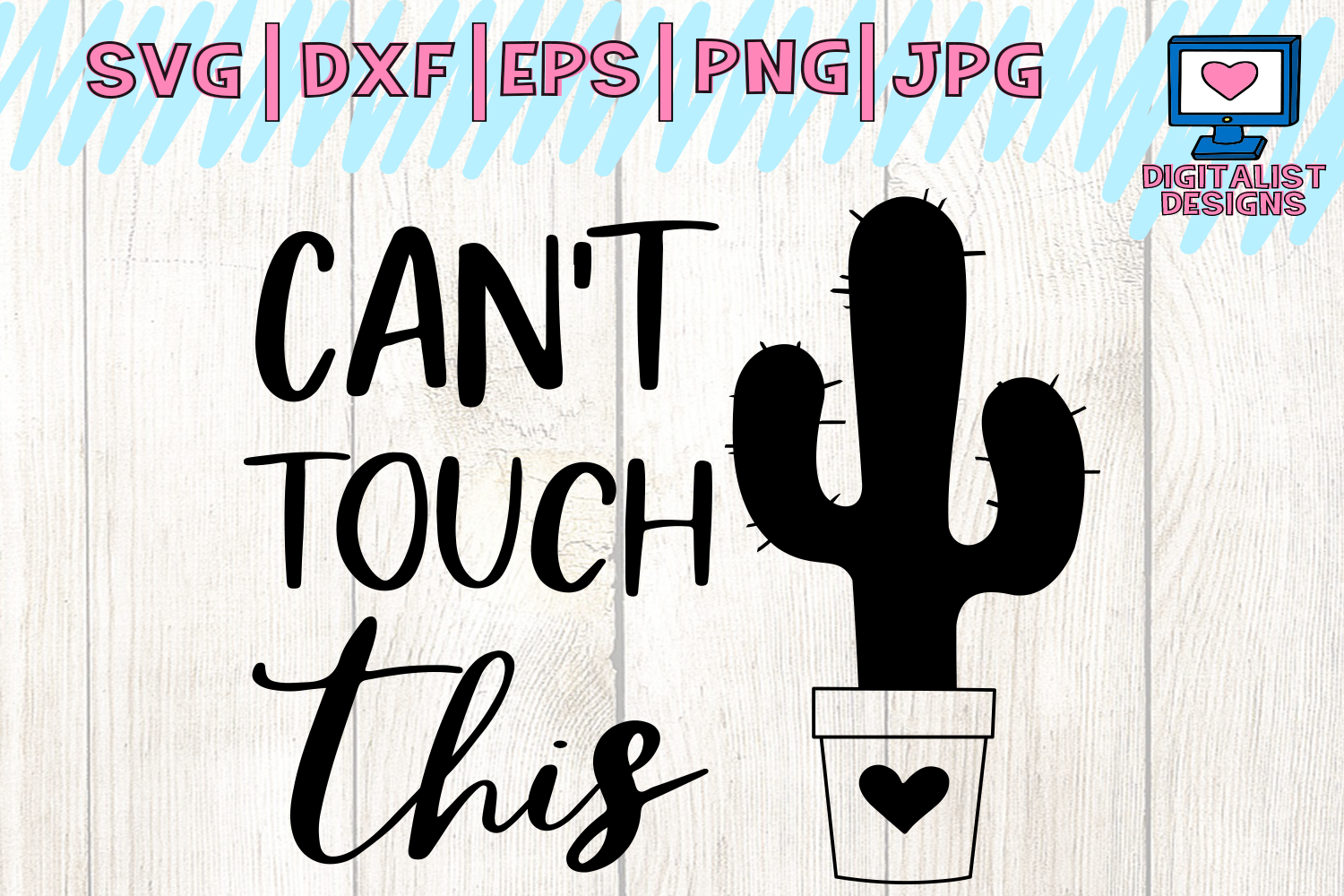 Download cactus svg, can't touch this, cricut, silhouette, dxf, funny